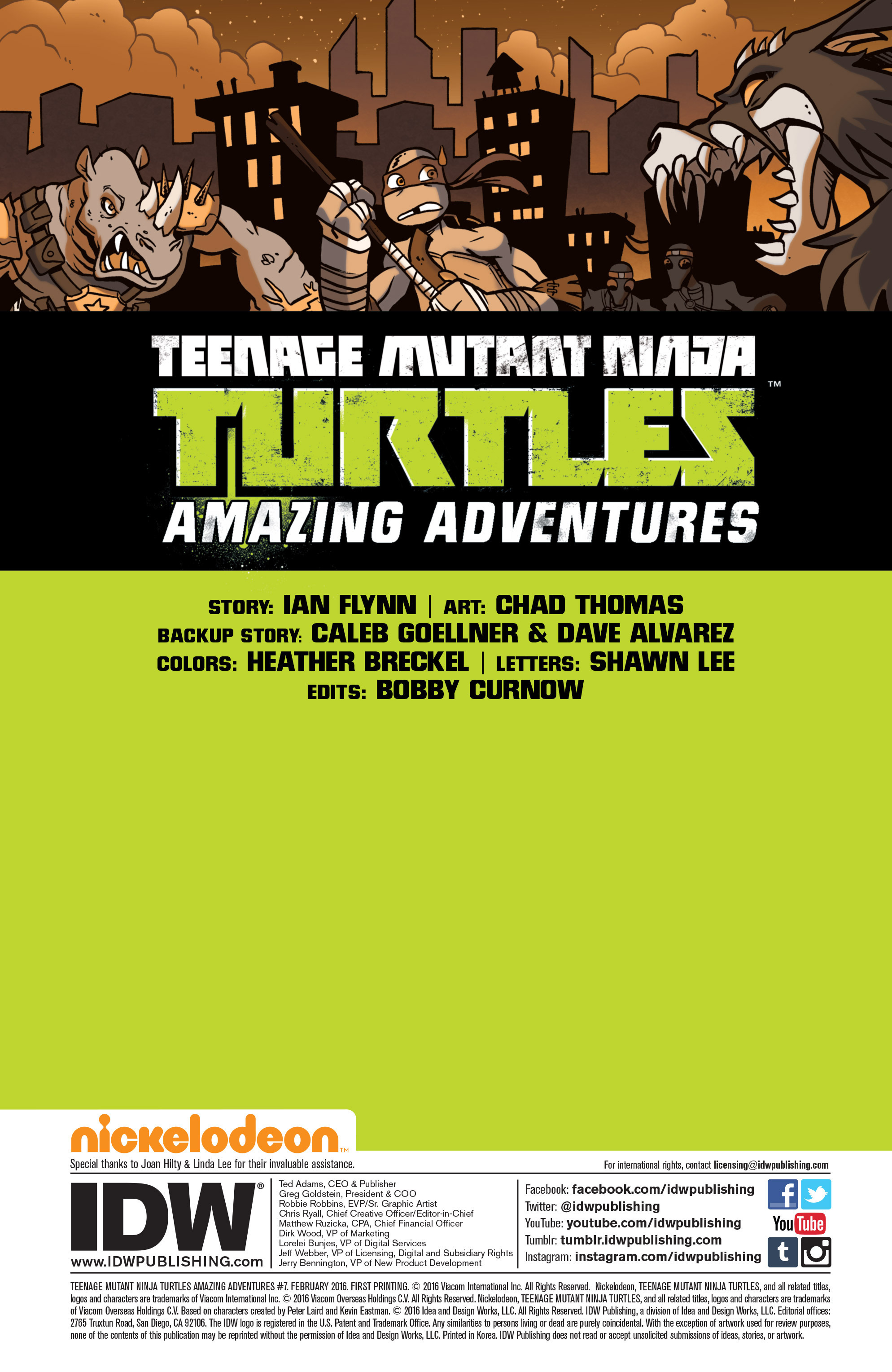Read online Teenage Mutant Ninja Turtles Amazing Adventures comic -  Issue #7 - 2