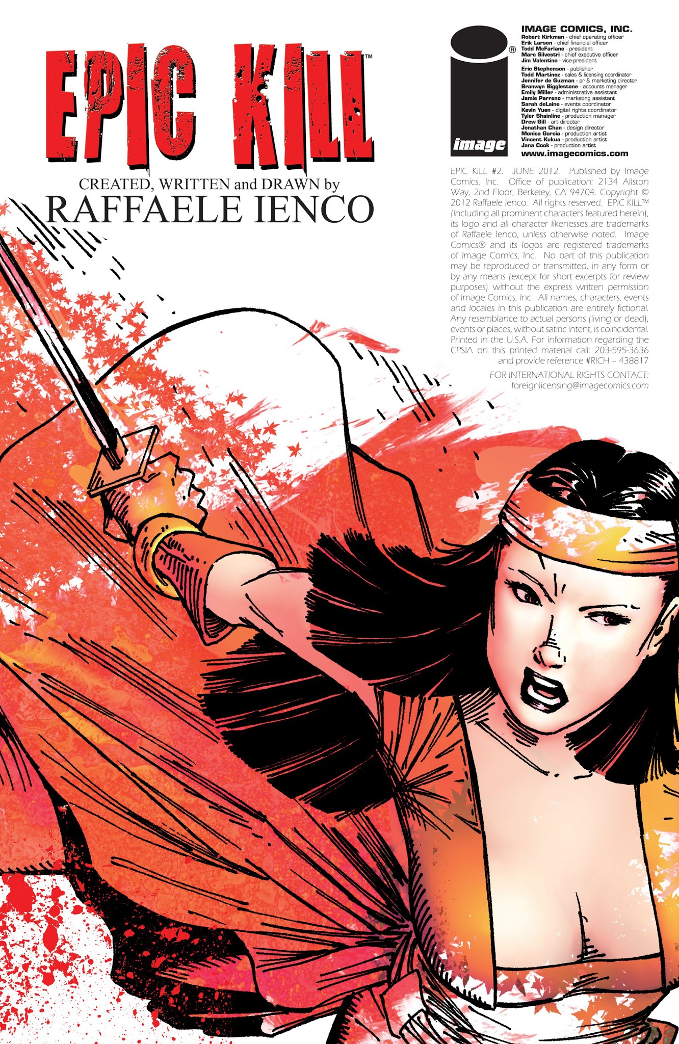 Read online Epic Kill comic -  Issue #2 - 2