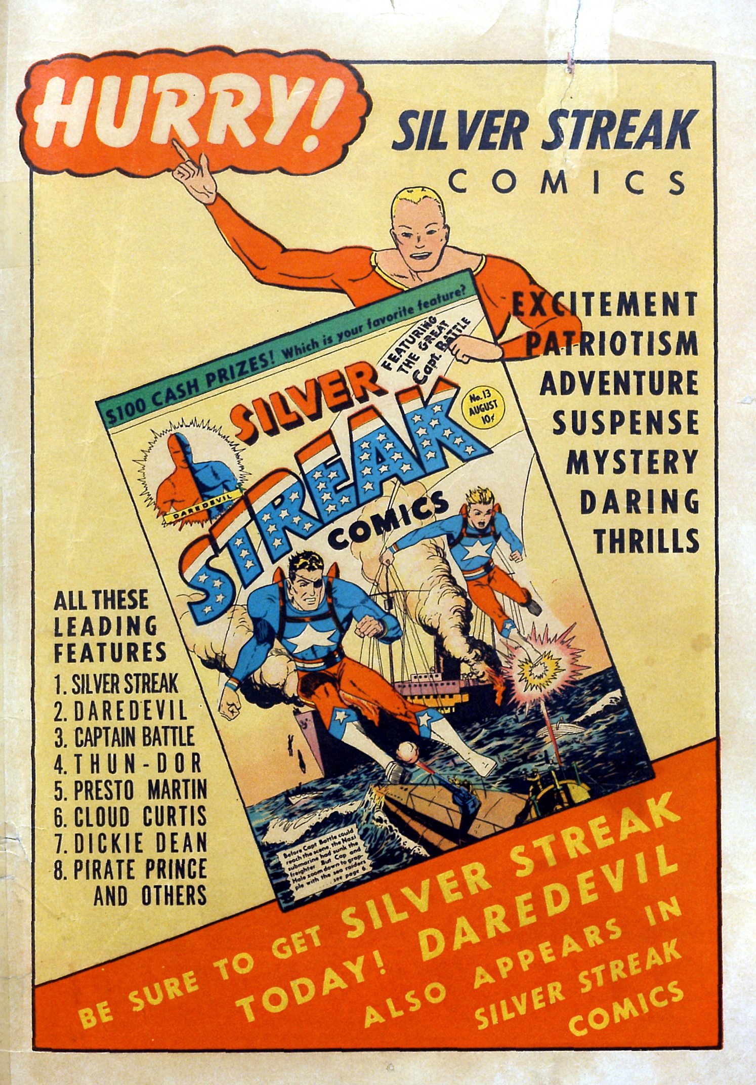 Read online Daredevil (1941) comic -  Issue #3 - 67