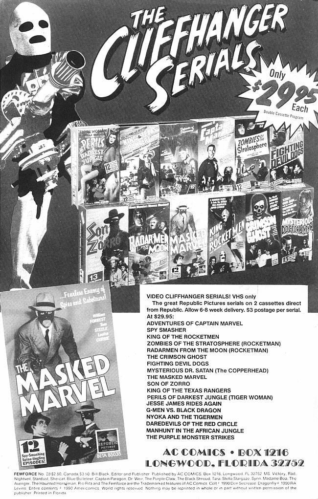 Read online Femforce comic -  Issue #28 - 2