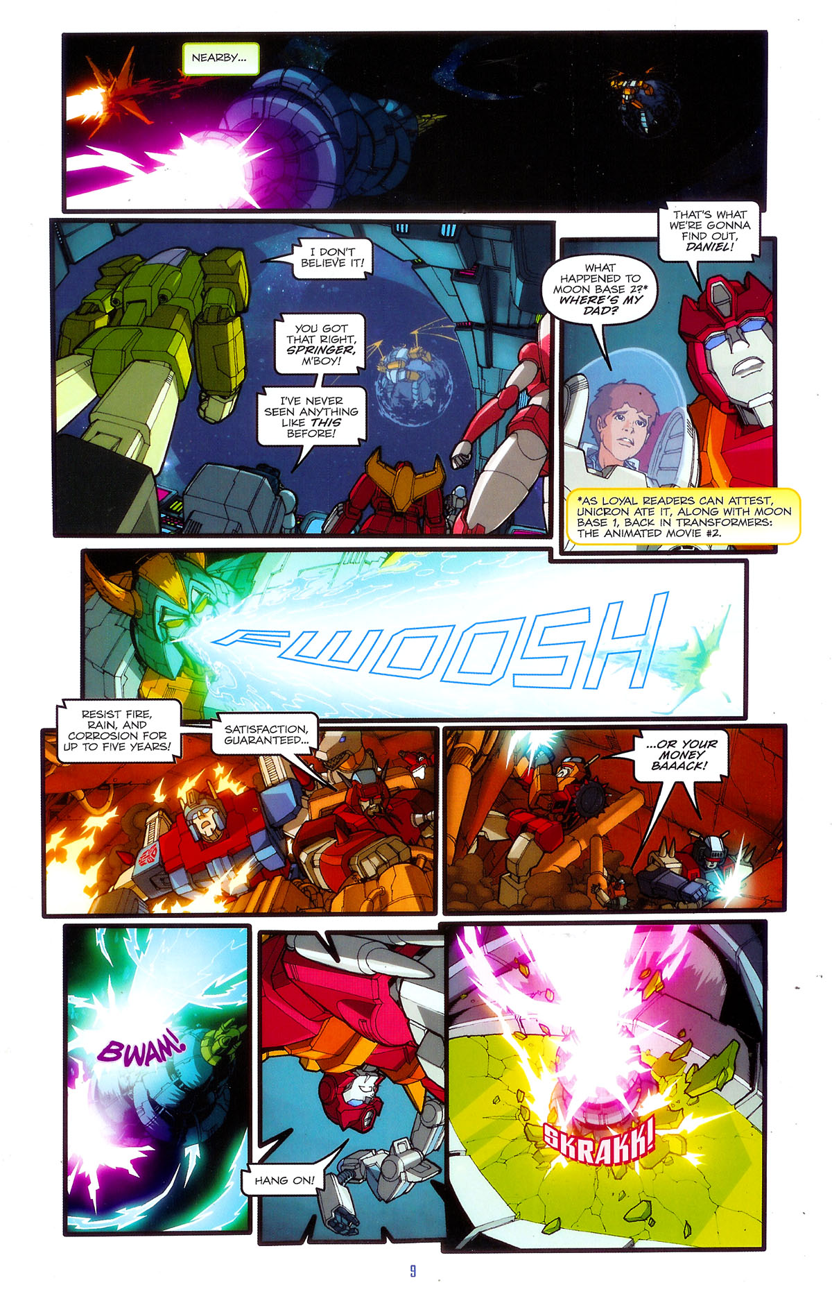 Read online The Transformers: The Animated Movie comic -  Issue #4 - 11