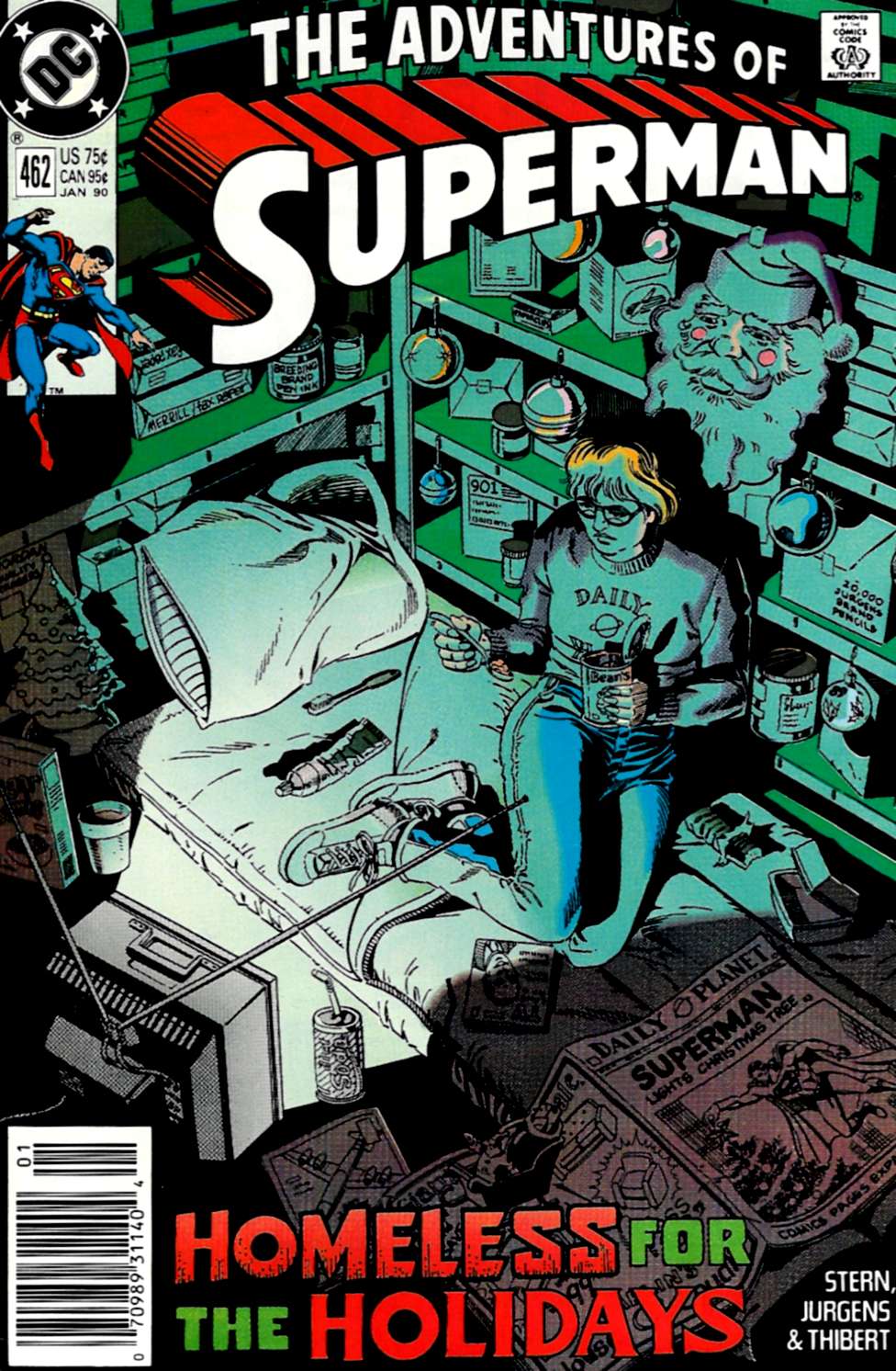 Read online Adventures of Superman (1987) comic -  Issue #462 - 1