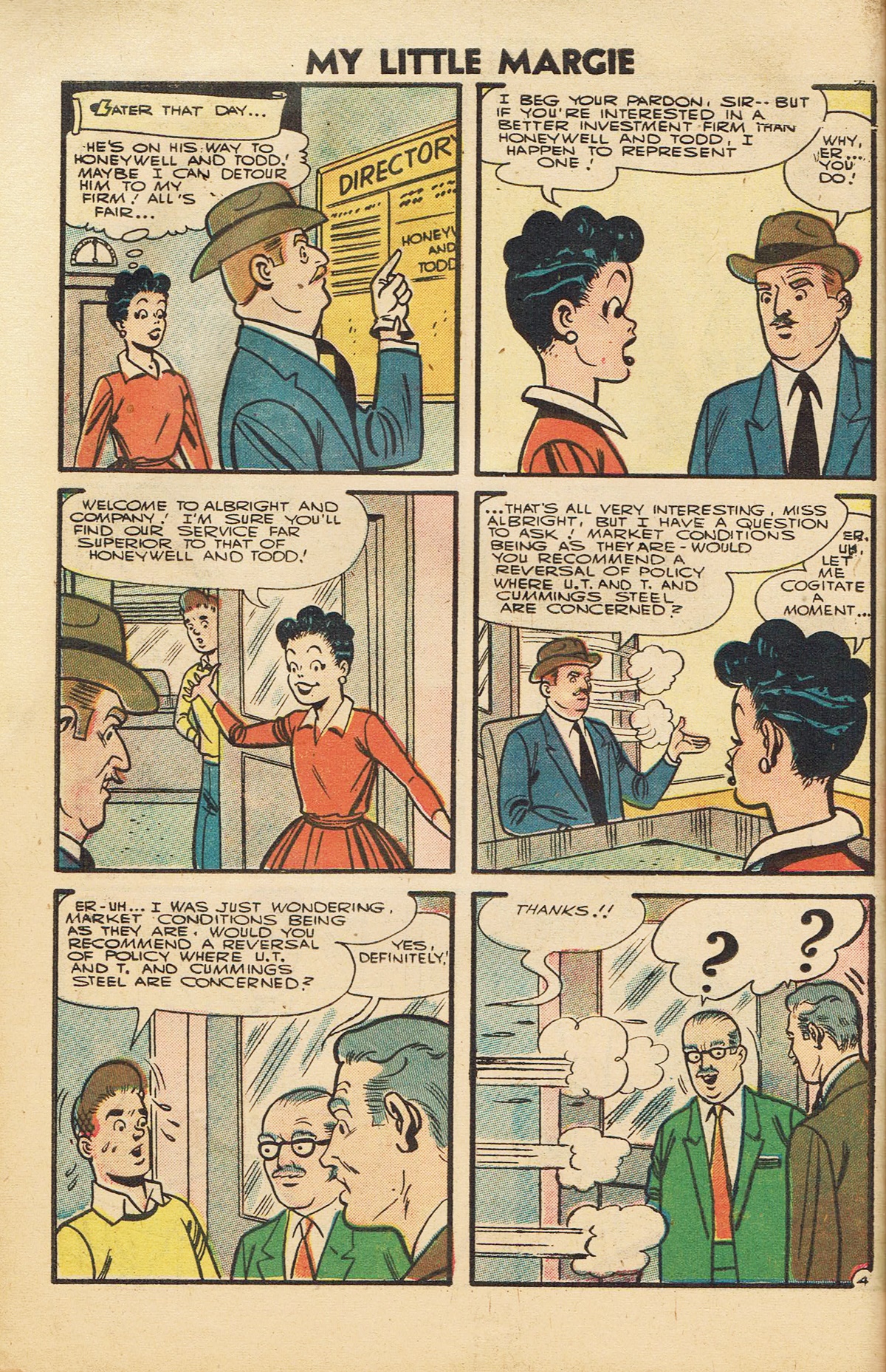 Read online My Little Margie (1954) comic -  Issue #20 - 69