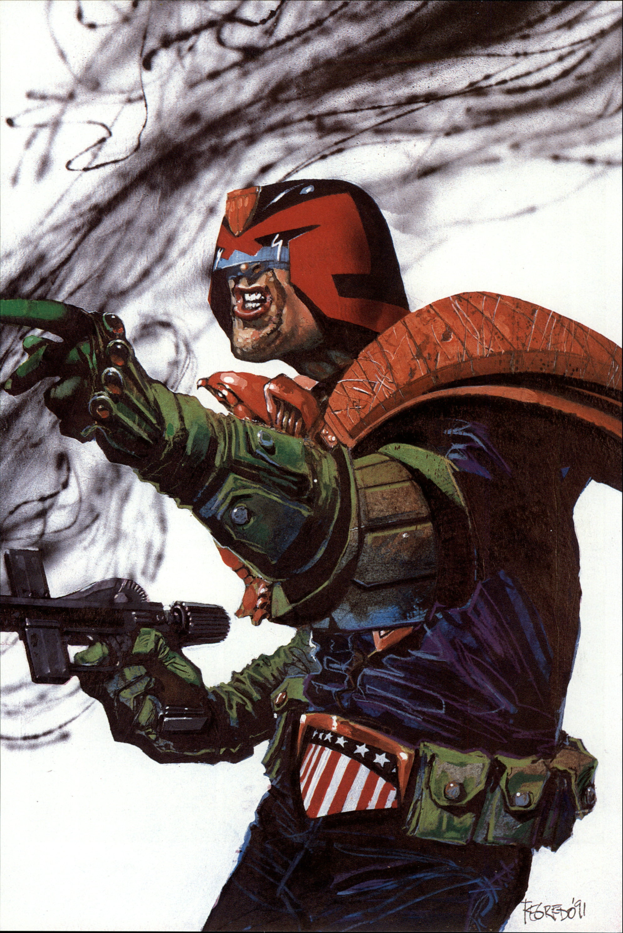 Read online Dredd Rules! comic -  Issue #12 - 34