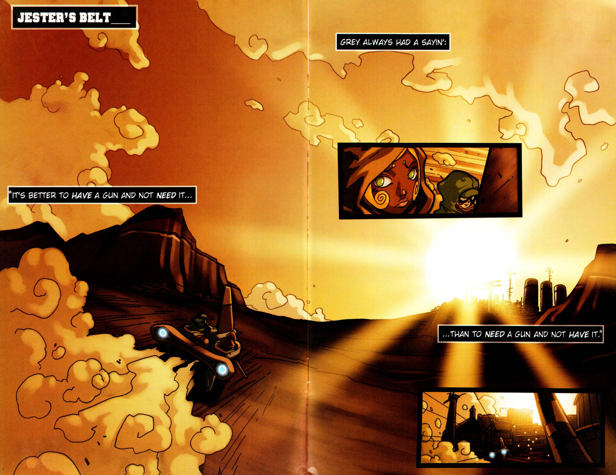 Read online Cannon Busters comic -  Issue #0 - 4