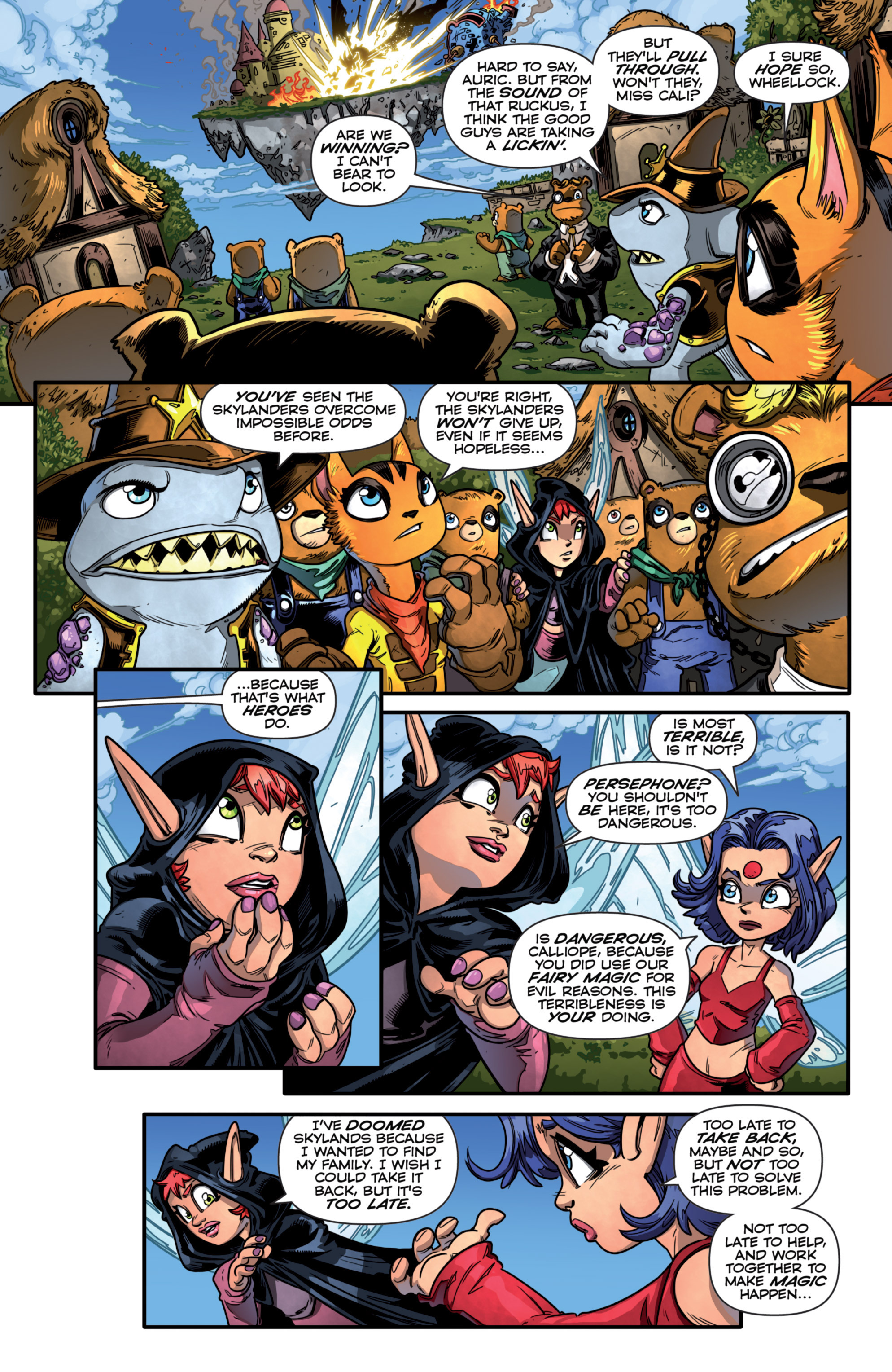 Read online Skylanders comic -  Issue #9 - 10