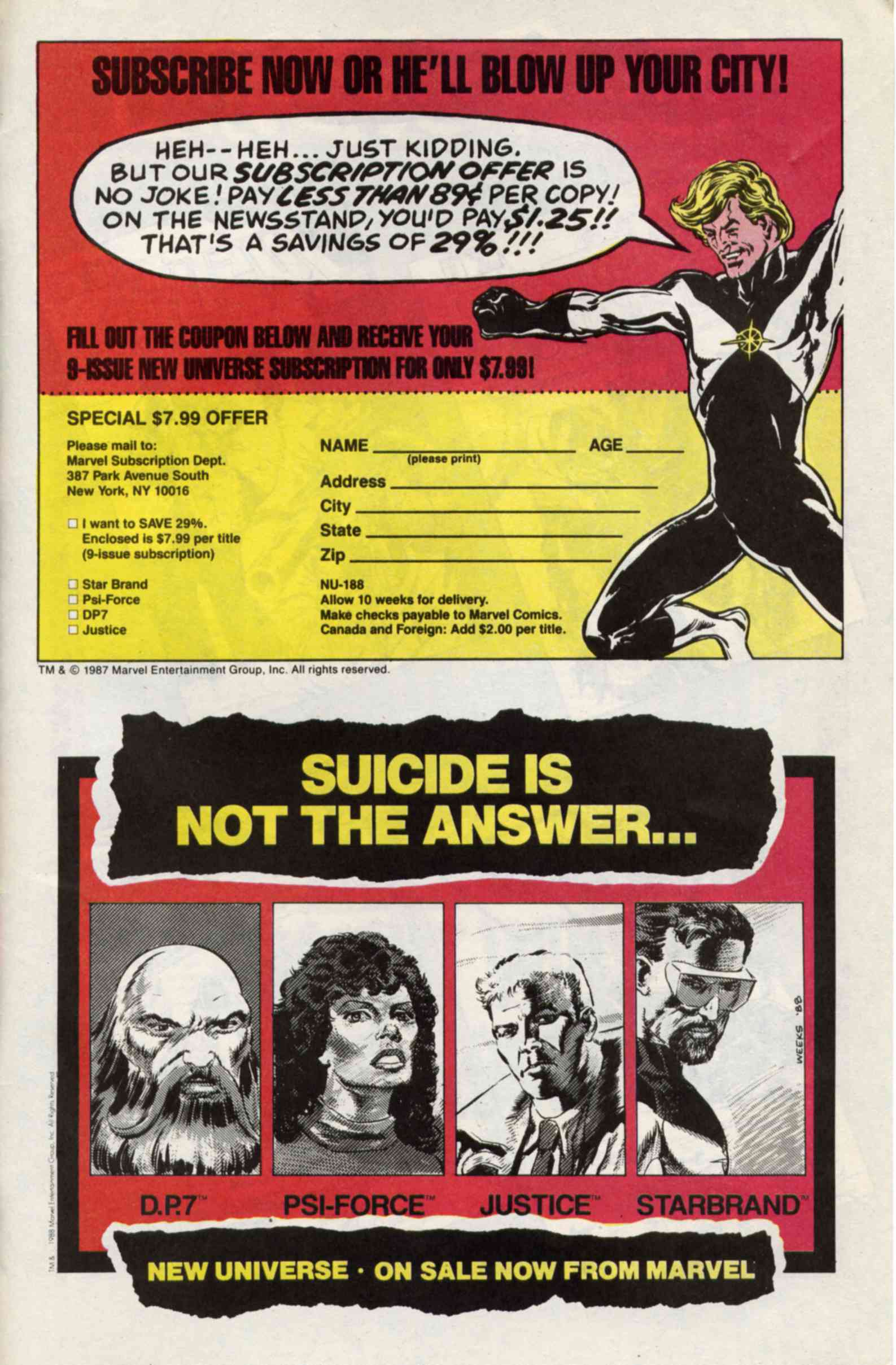 Read online Psi-Force comic -  Issue #25 - 32