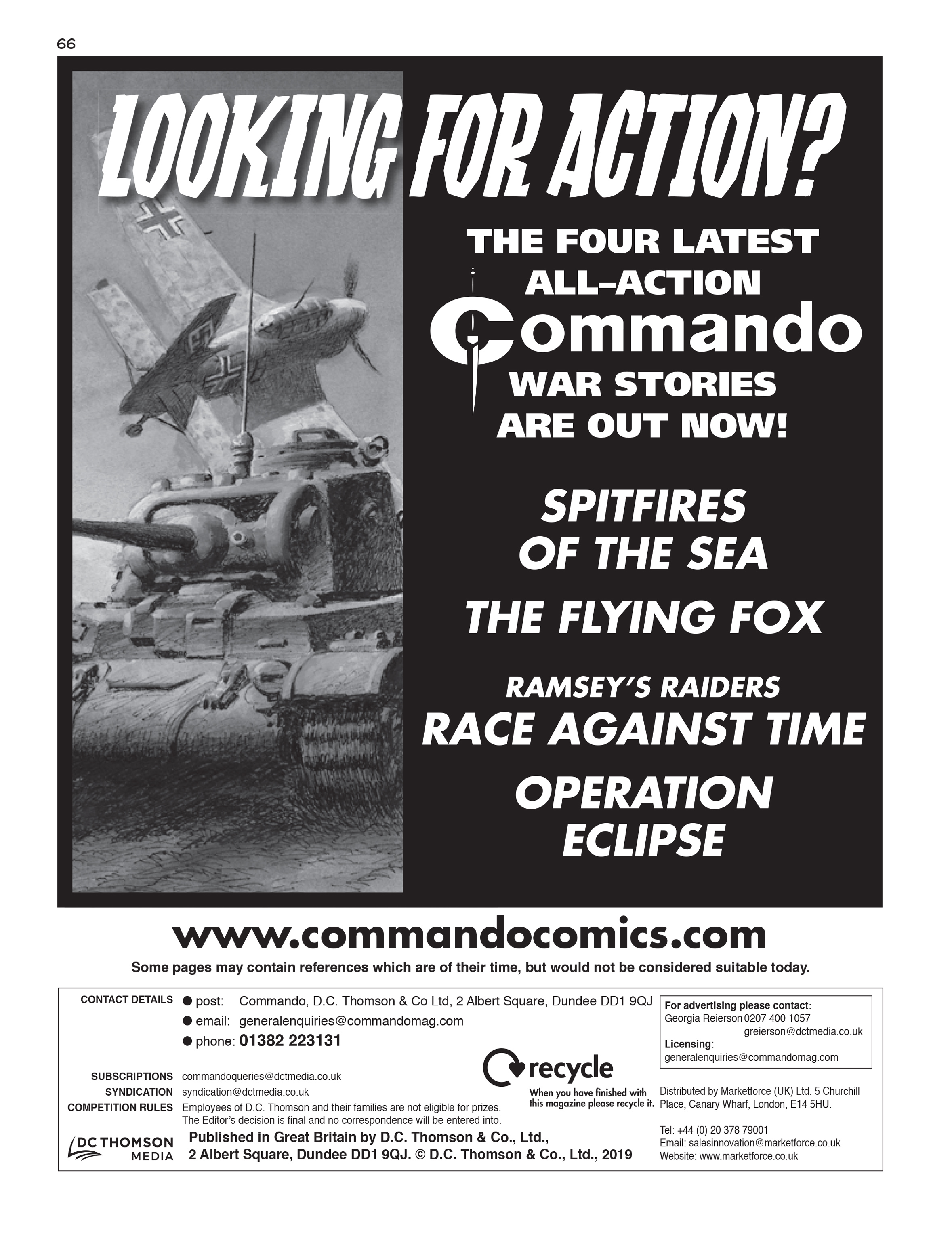 Read online Commando: For Action and Adventure comic -  Issue #5195 - 65