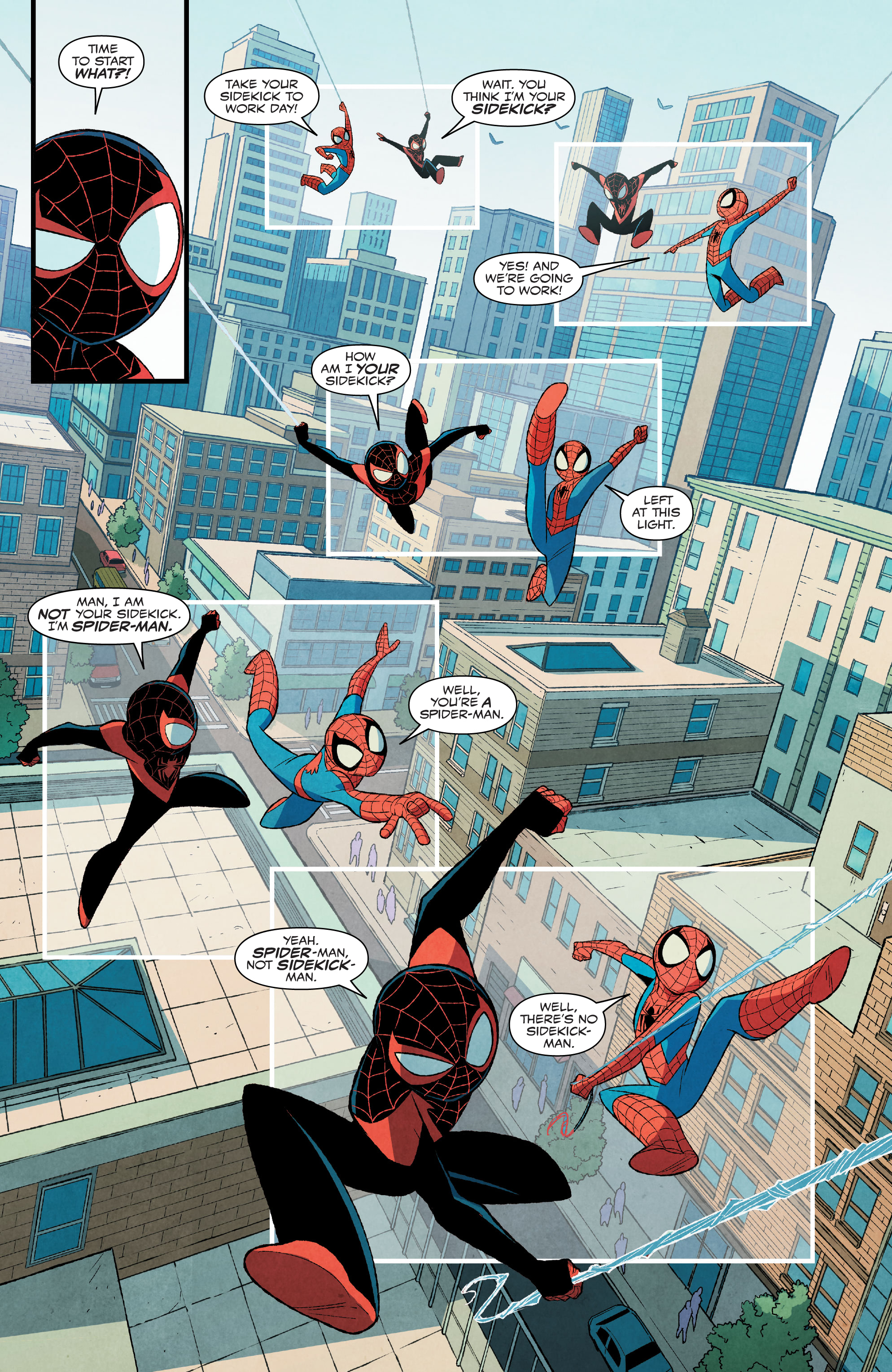 Read online Peter Parker And Miles Morales Spider-Men Double Trouble comic -  Issue #1 - 6