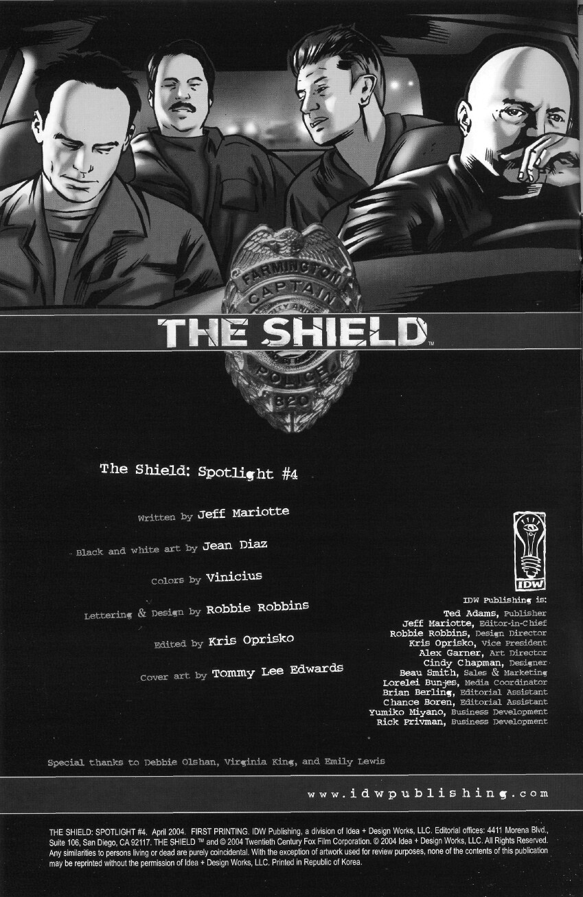 Read online The Shield: Spotlight comic -  Issue #4 - 2