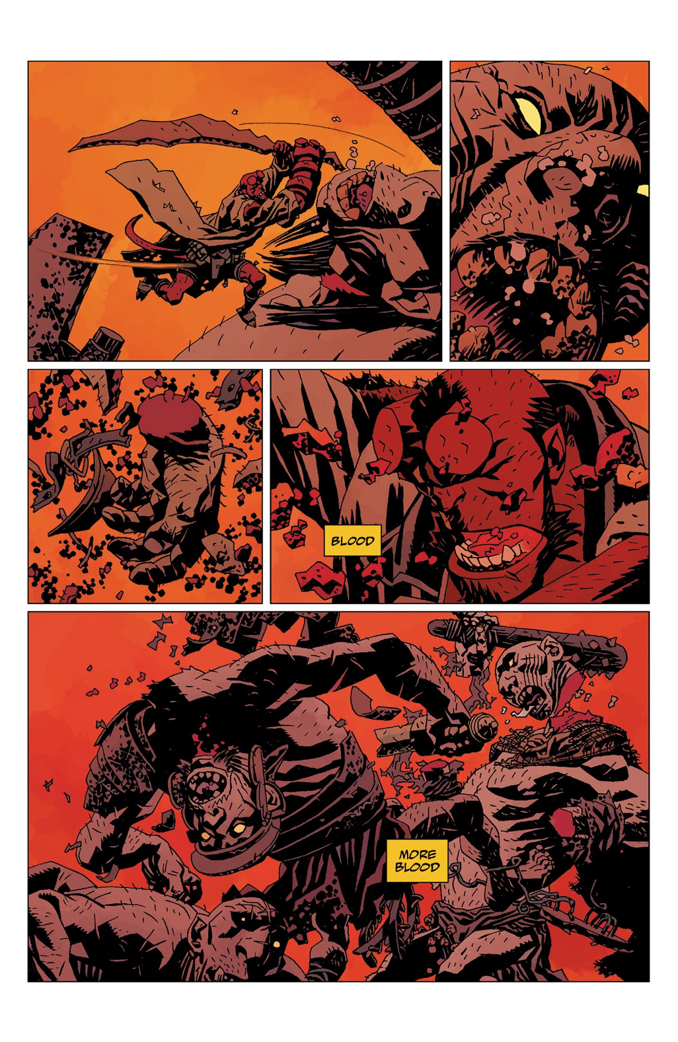 Read online Hellboy: The Wild Hunt comic -  Issue # TPB - 129