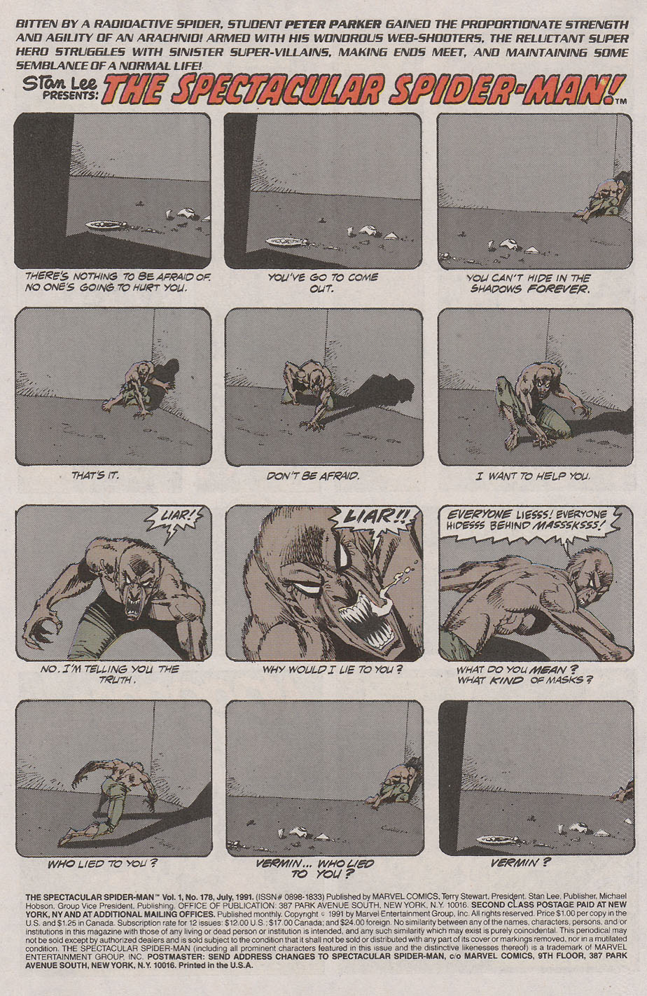 Read online The Spectacular Spider-Man (1976) comic -  Issue #178 - 2