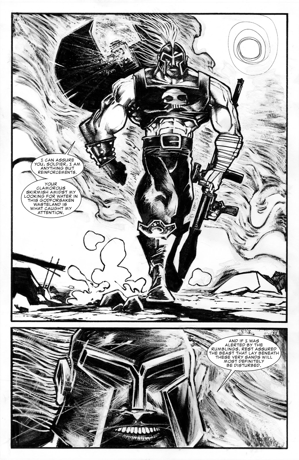 The Savage Axe of Ares (B&W) issue Full - Page 35