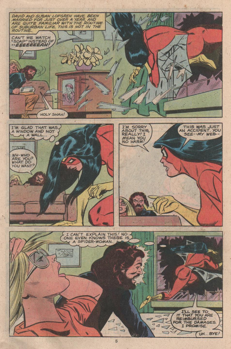 Read online Spider-Woman (1978) comic -  Issue #17 - 5