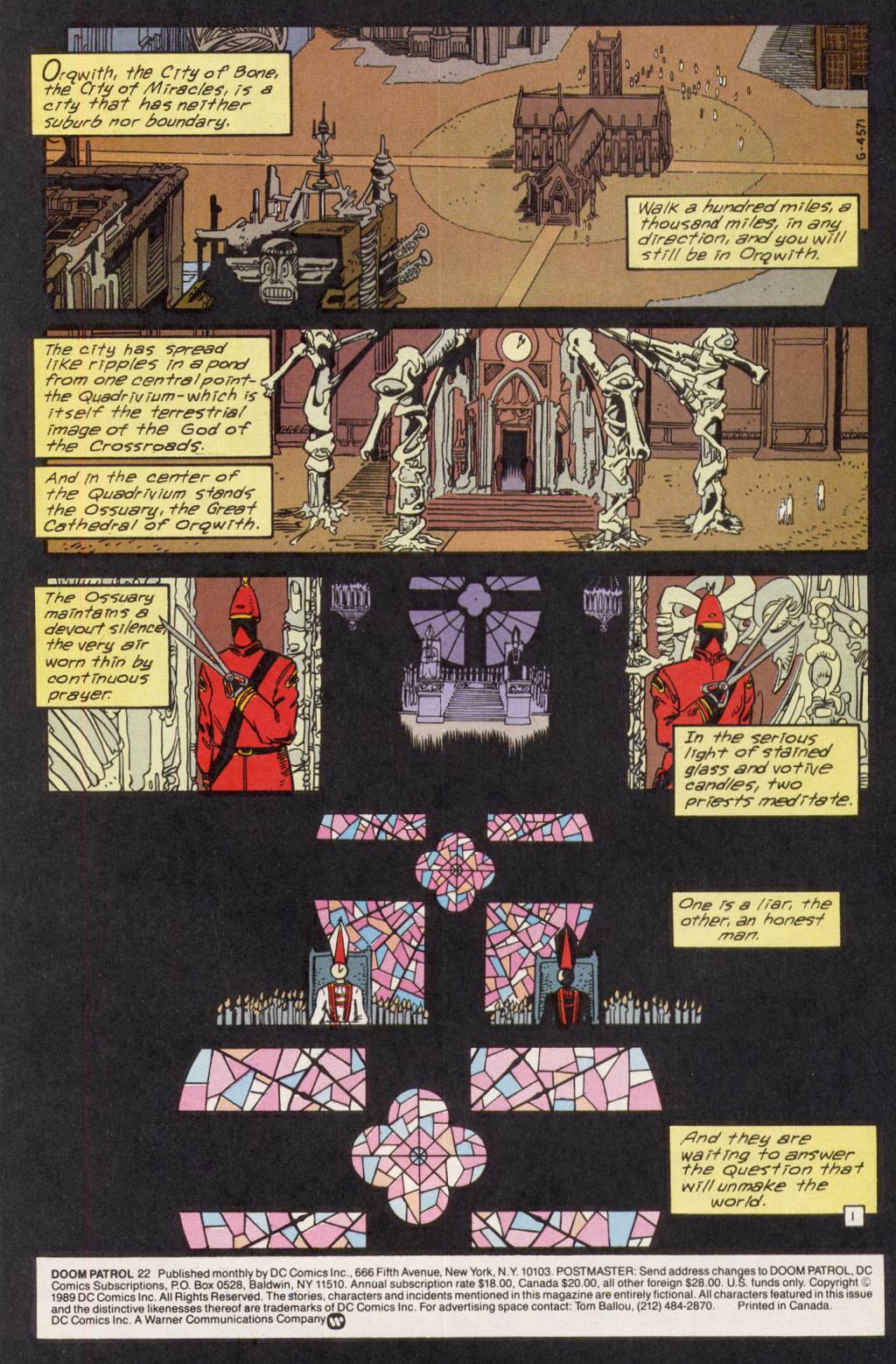 Read online Doom Patrol (1987) comic -  Issue #22 - 2