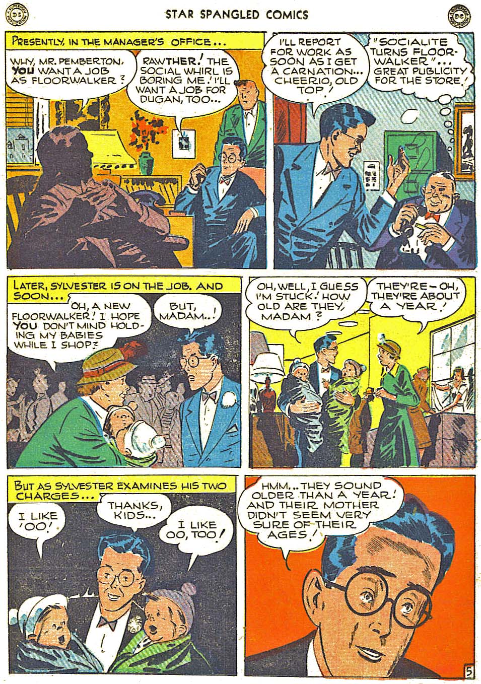 Read online Star Spangled Comics comic -  Issue #58 - 19