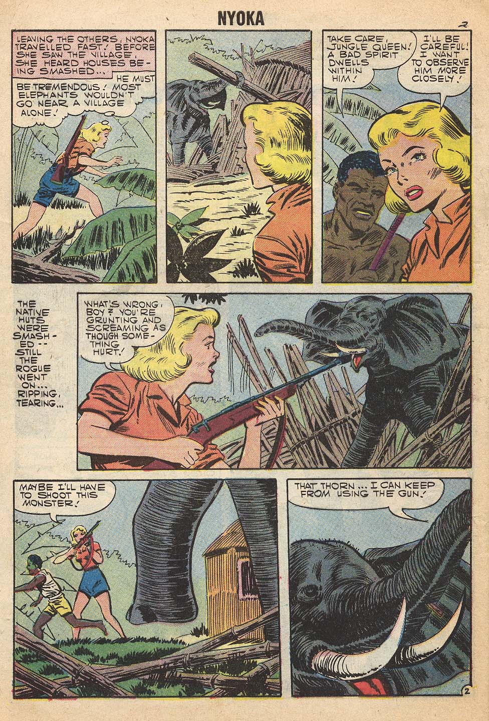 Read online Nyoka the Jungle Girl (1955) comic -  Issue #22 - 4