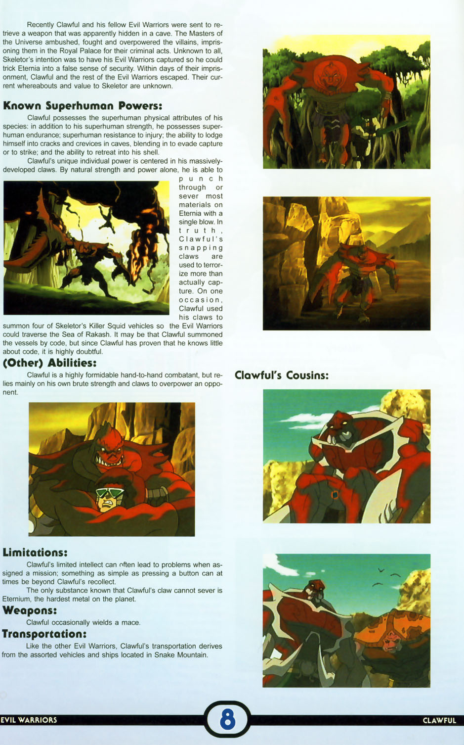 Read online Masters of the Universe Encyclopedia comic -  Issue # Full - 10