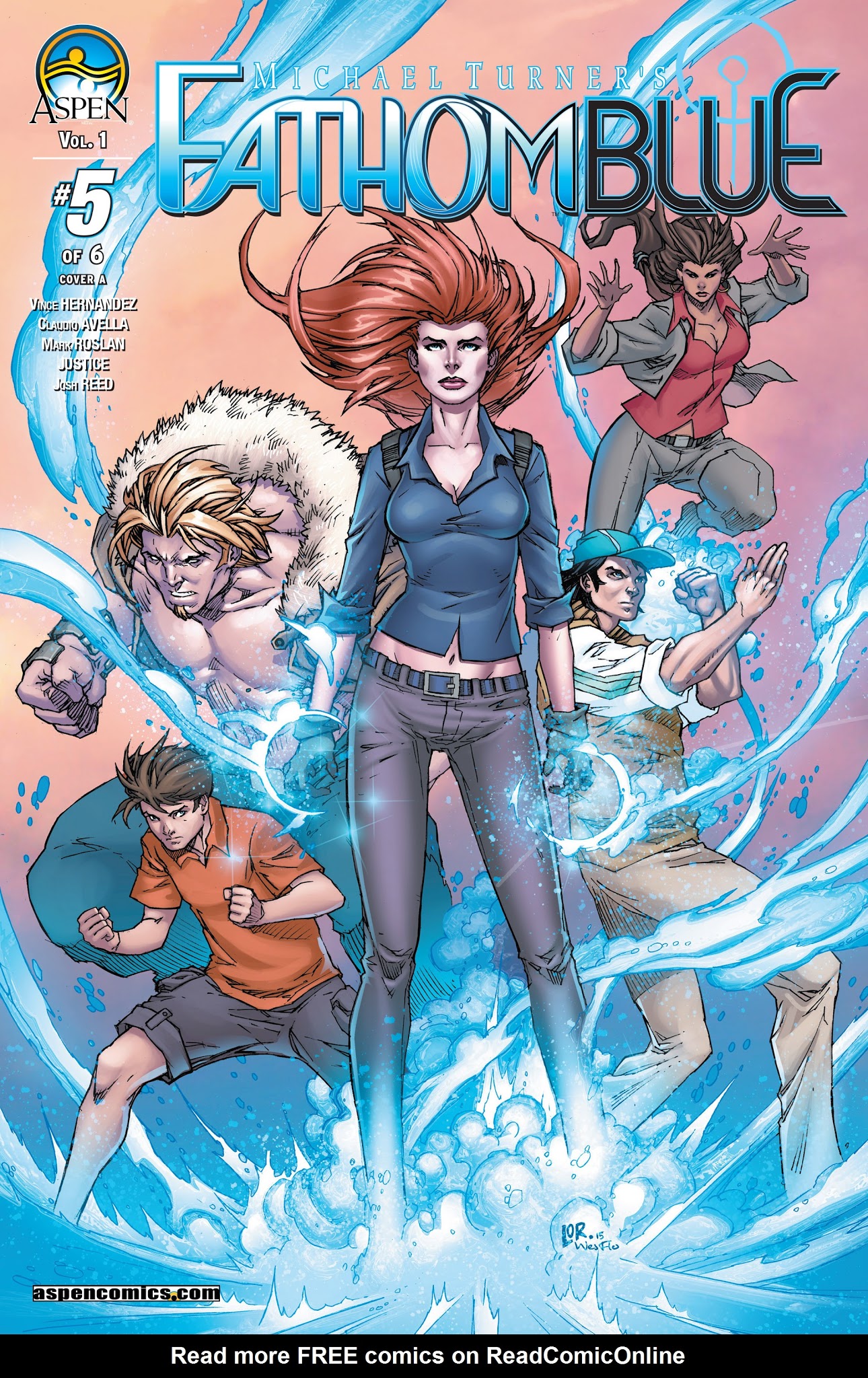 Read online Fathom Blue comic -  Issue #5 - 1
