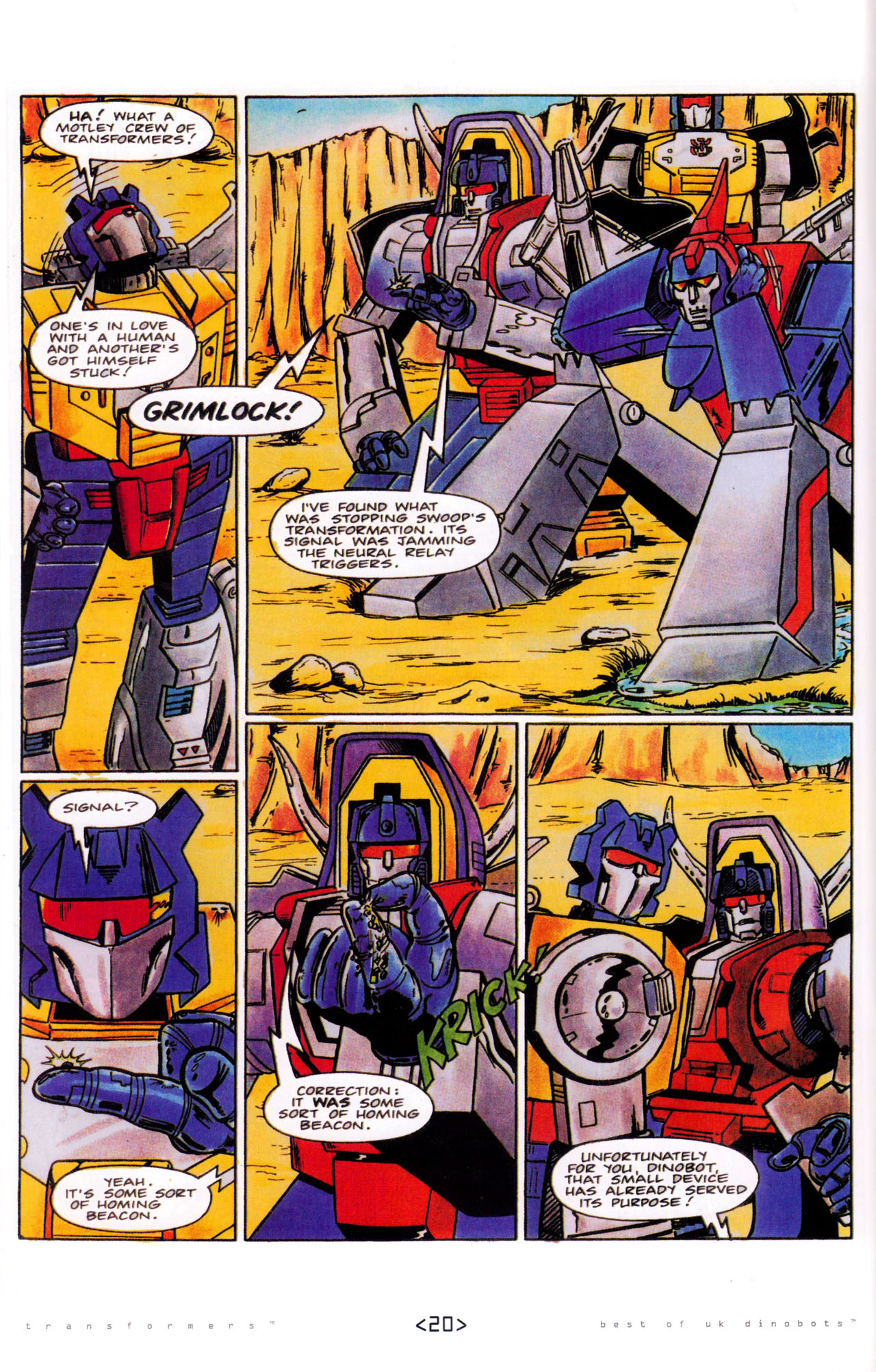 Read online The Transformers: Best of UK: Dinobots comic -  Issue #5 - 22