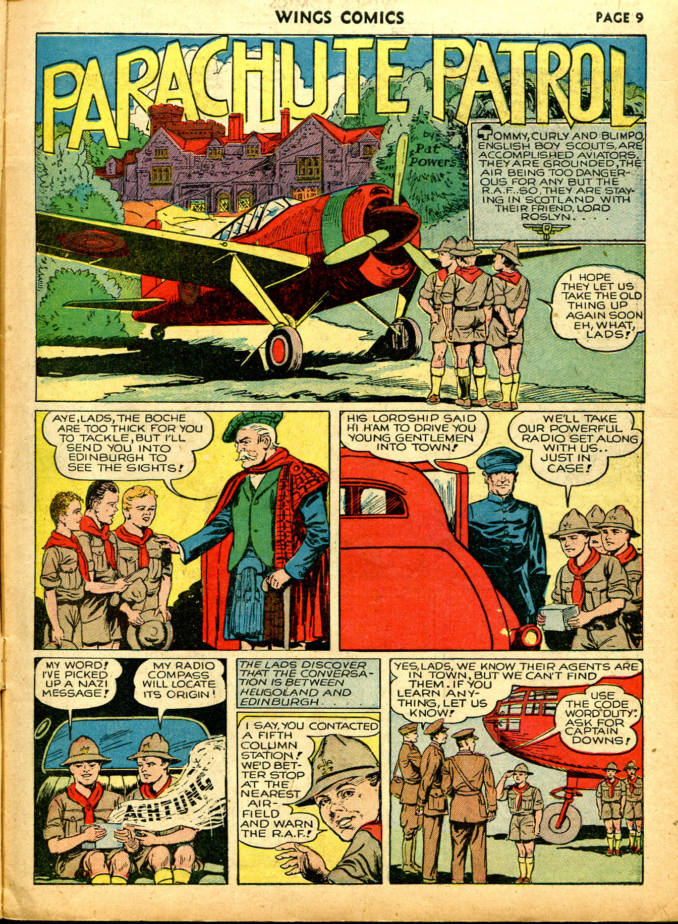 Read online Wings Comics comic -  Issue #6 - 11