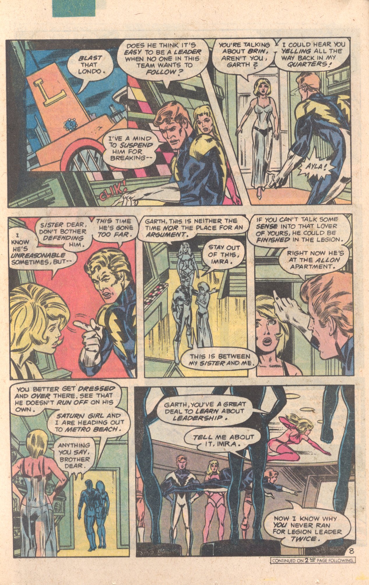 Legion of Super-Heroes (1980) 270 Page 8