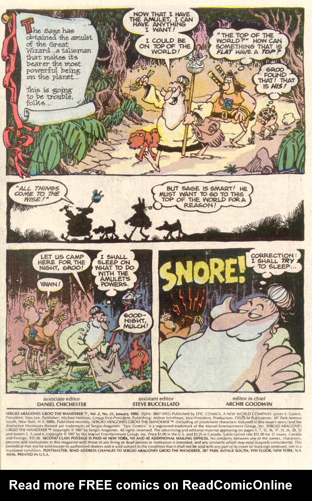 Read online Sergio Aragonés Groo the Wanderer comic -  Issue #35 - 2