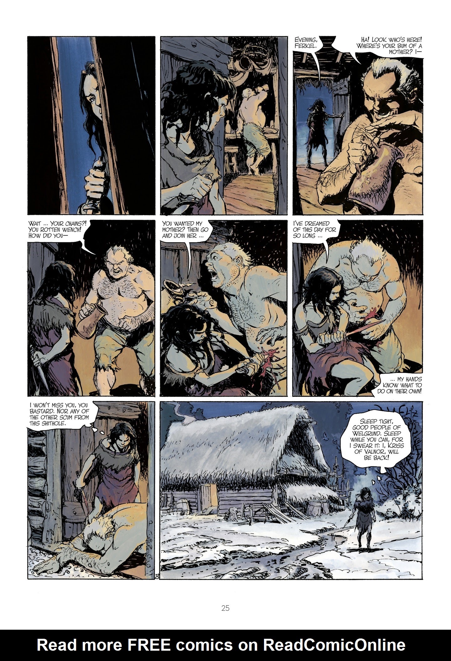 Read online Thorgal - Kriss of Valnor: I Forget Nothing! comic -  Issue # Full - 27