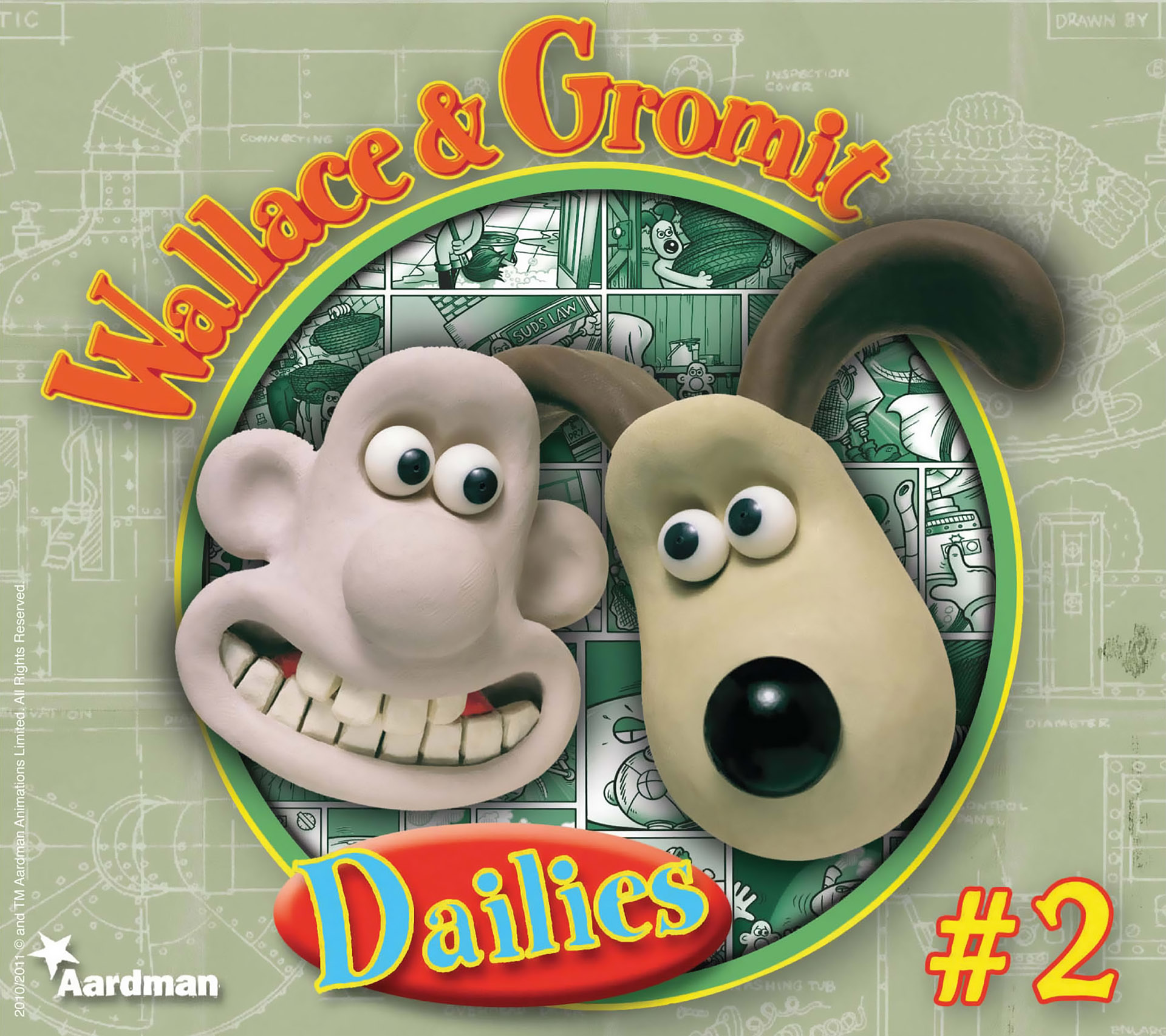 Read online Wallace & Gromit Dailies comic -  Issue #2 - 1