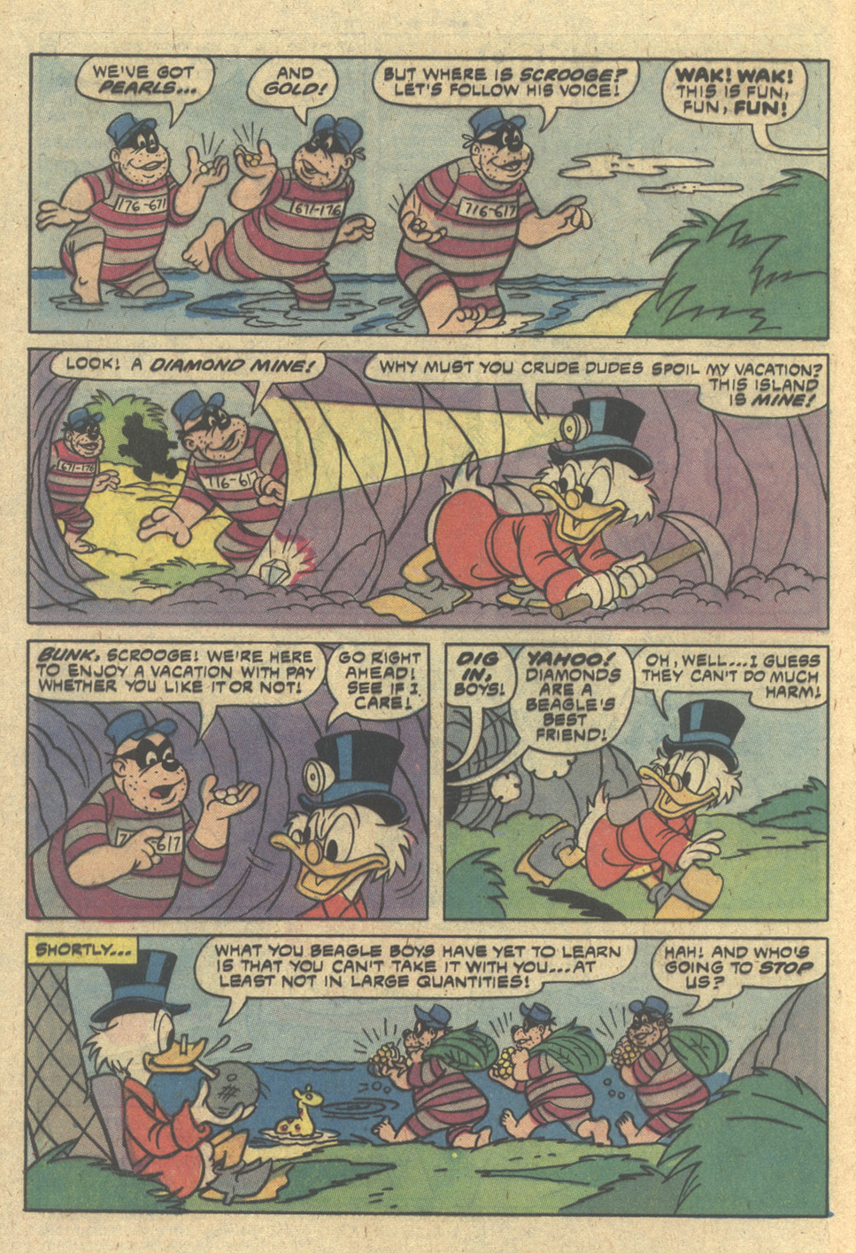 Read online The Beagle Boys Vs. Uncle Scrooge comic -  Issue #7 - 8