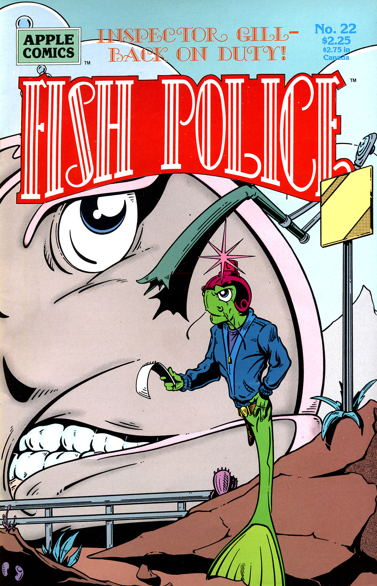 Read online The Fish Police comic -  Issue #22 - 1