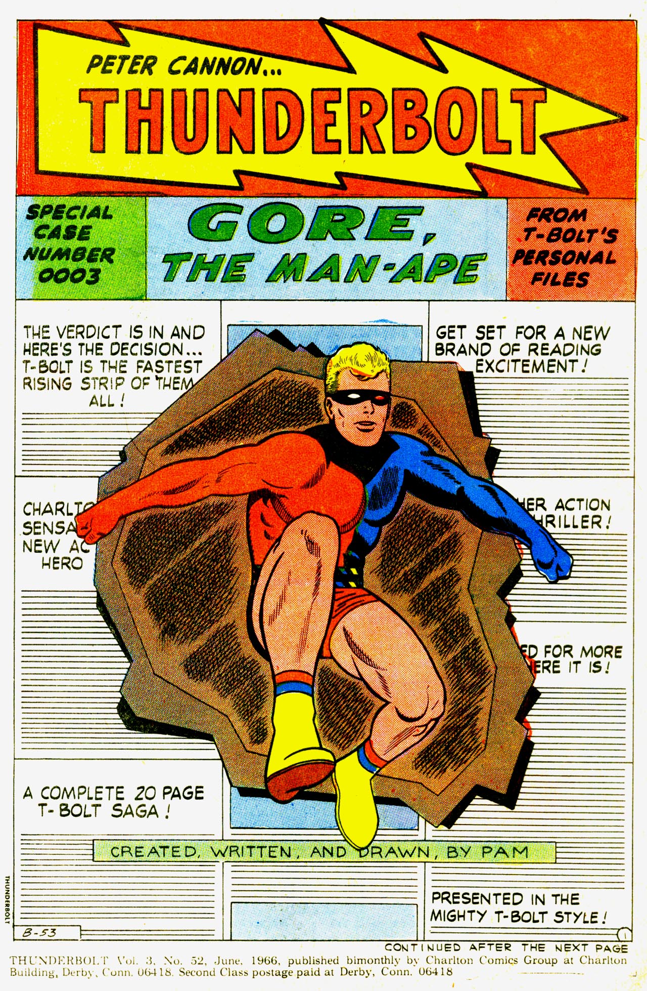 Read online Thunderbolt comic -  Issue #52 - 3