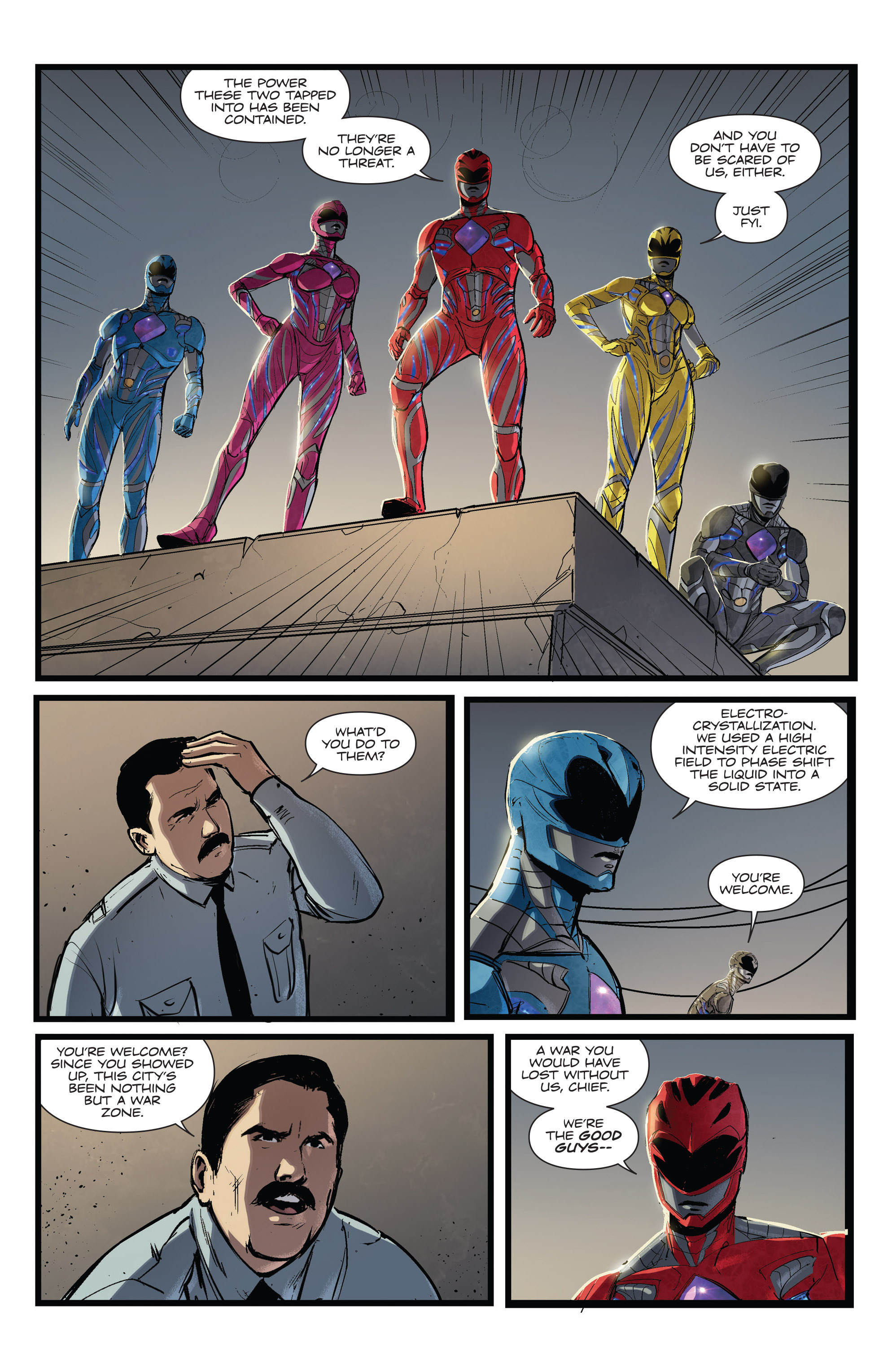 Read online Saban's Power Rangers: Aftershock comic -  Issue # Full - 57