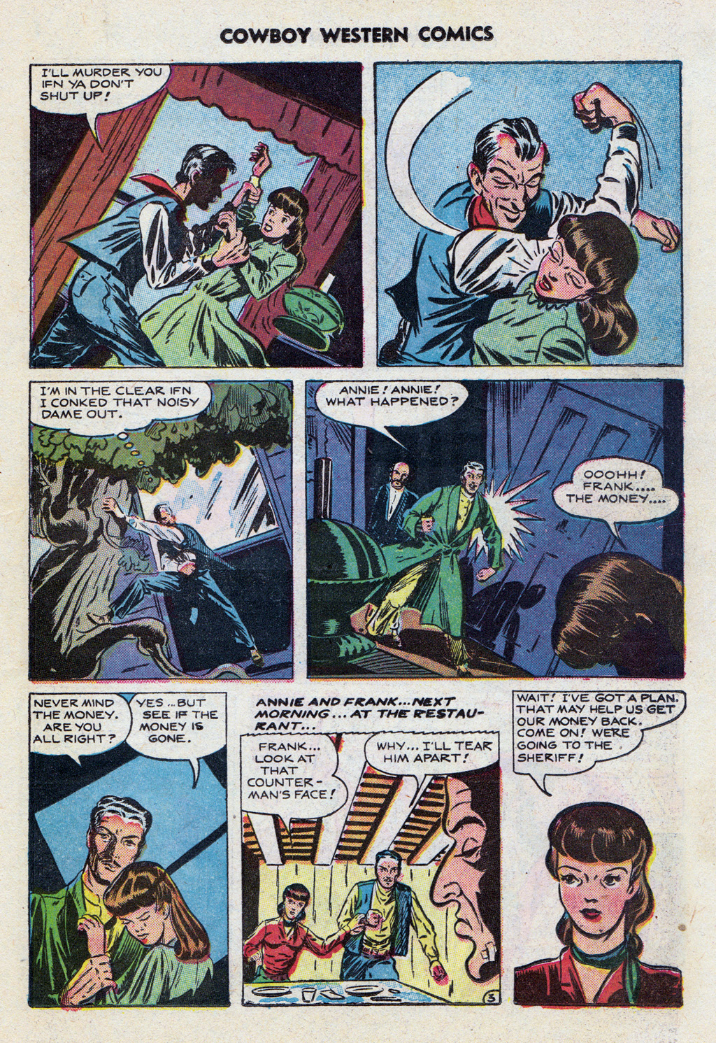 Read online Cowboy Western Comics (1948) comic -  Issue #23 - 5