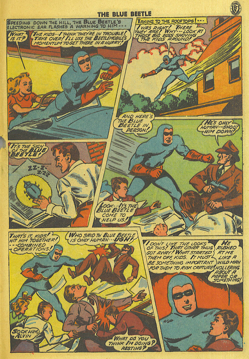 Read online The Blue Beetle comic -  Issue #35 - 36