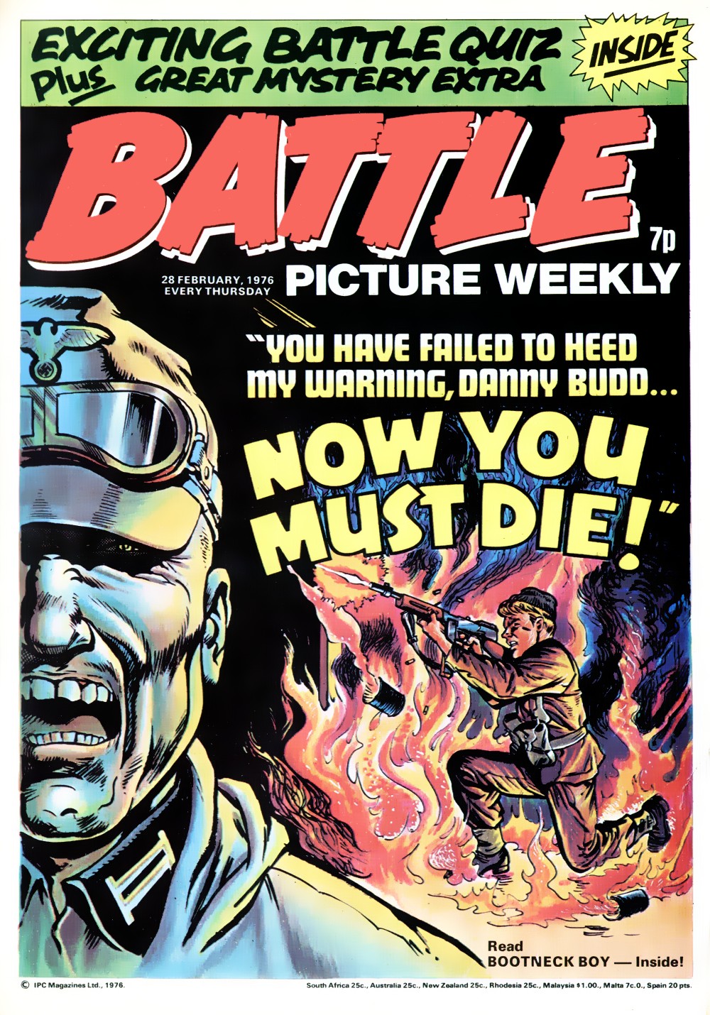 Read online Battle Picture Weekly comic -  Issue #52 - 1
