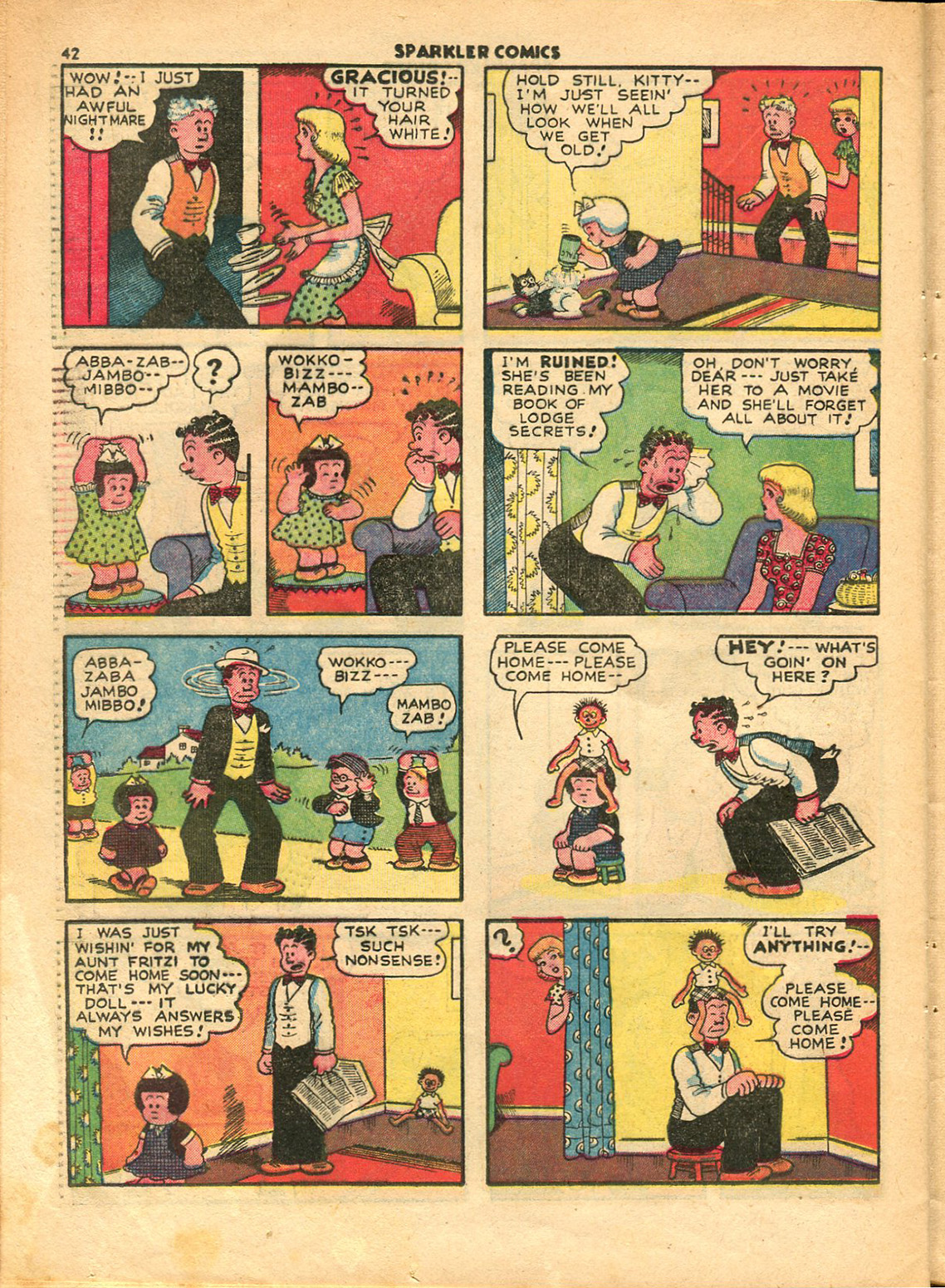 Read online Sparkler Comics comic -  Issue #10 - 44