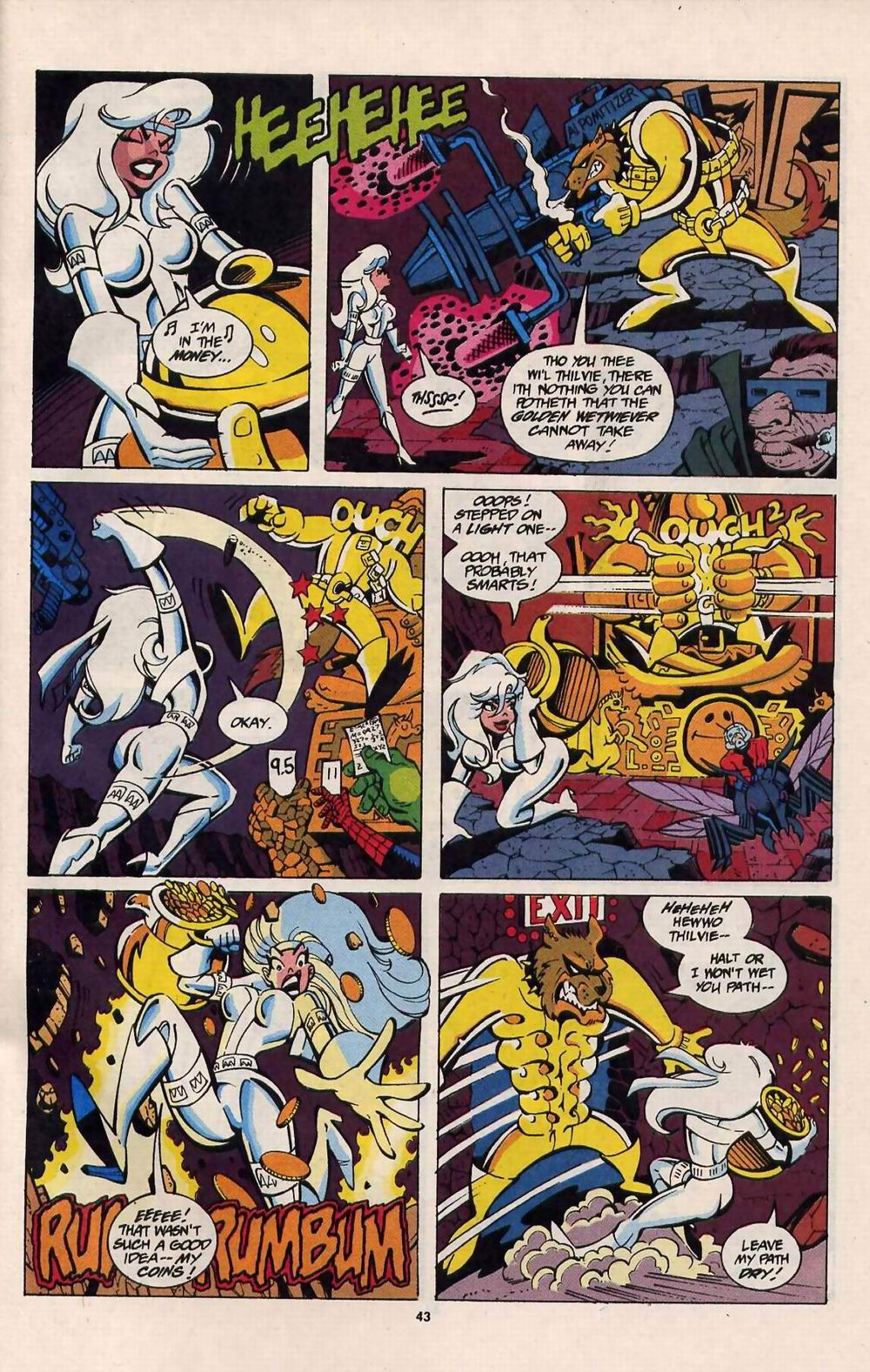 Read online Silver Sable and the Wild Pack comic -  Issue #25 - 36