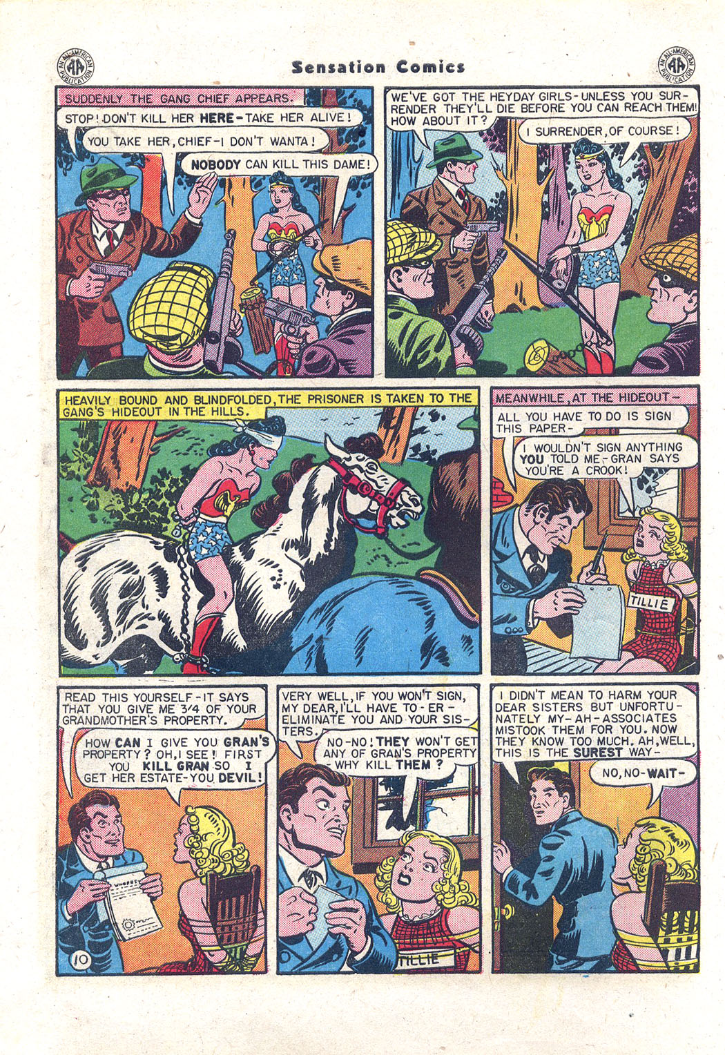 Read online Sensation (Mystery) Comics comic -  Issue #43 - 11