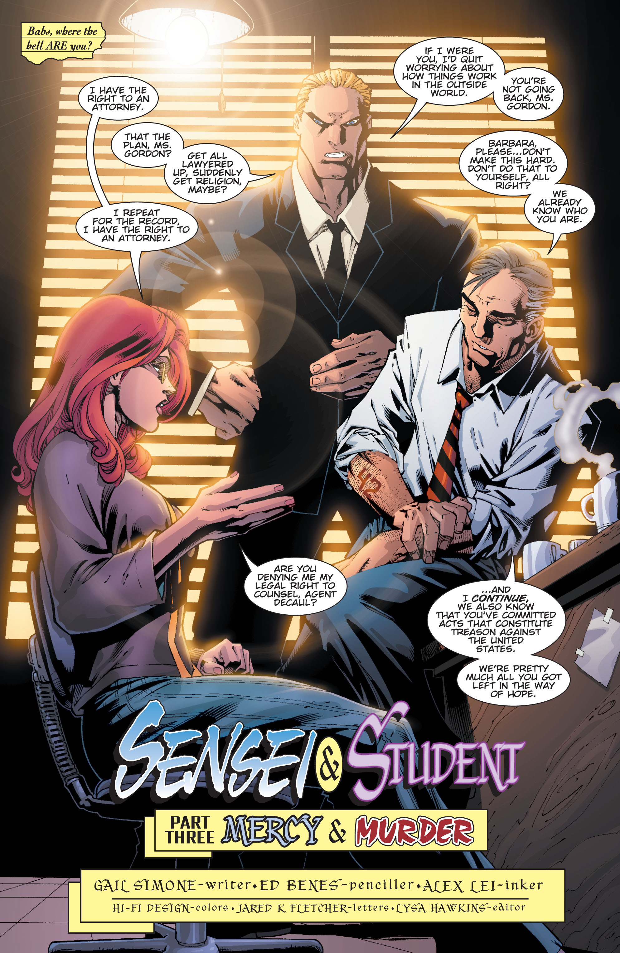 Read online Birds of Prey (1999) comic -  Issue #64 - 5