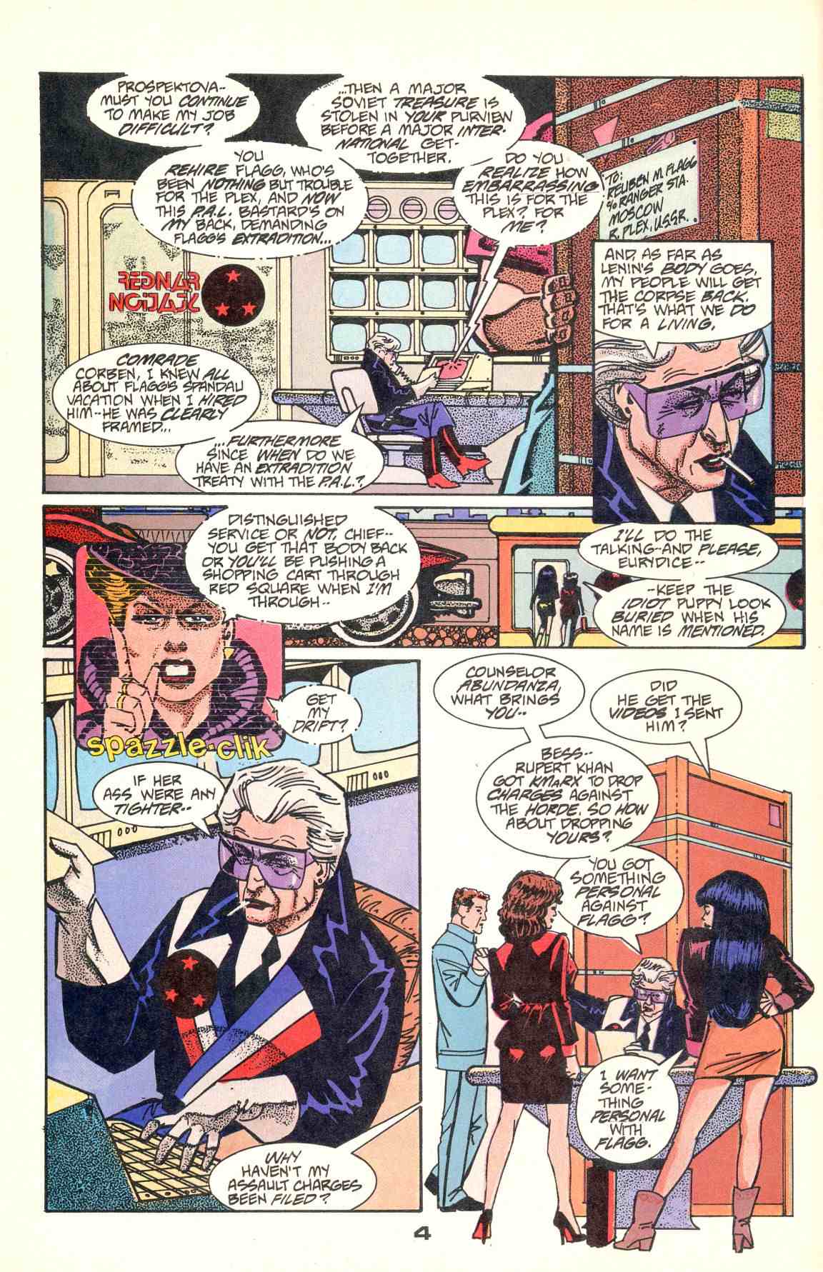 Read online Howard Chaykin's American Flagg comic -  Issue #6 - 6
