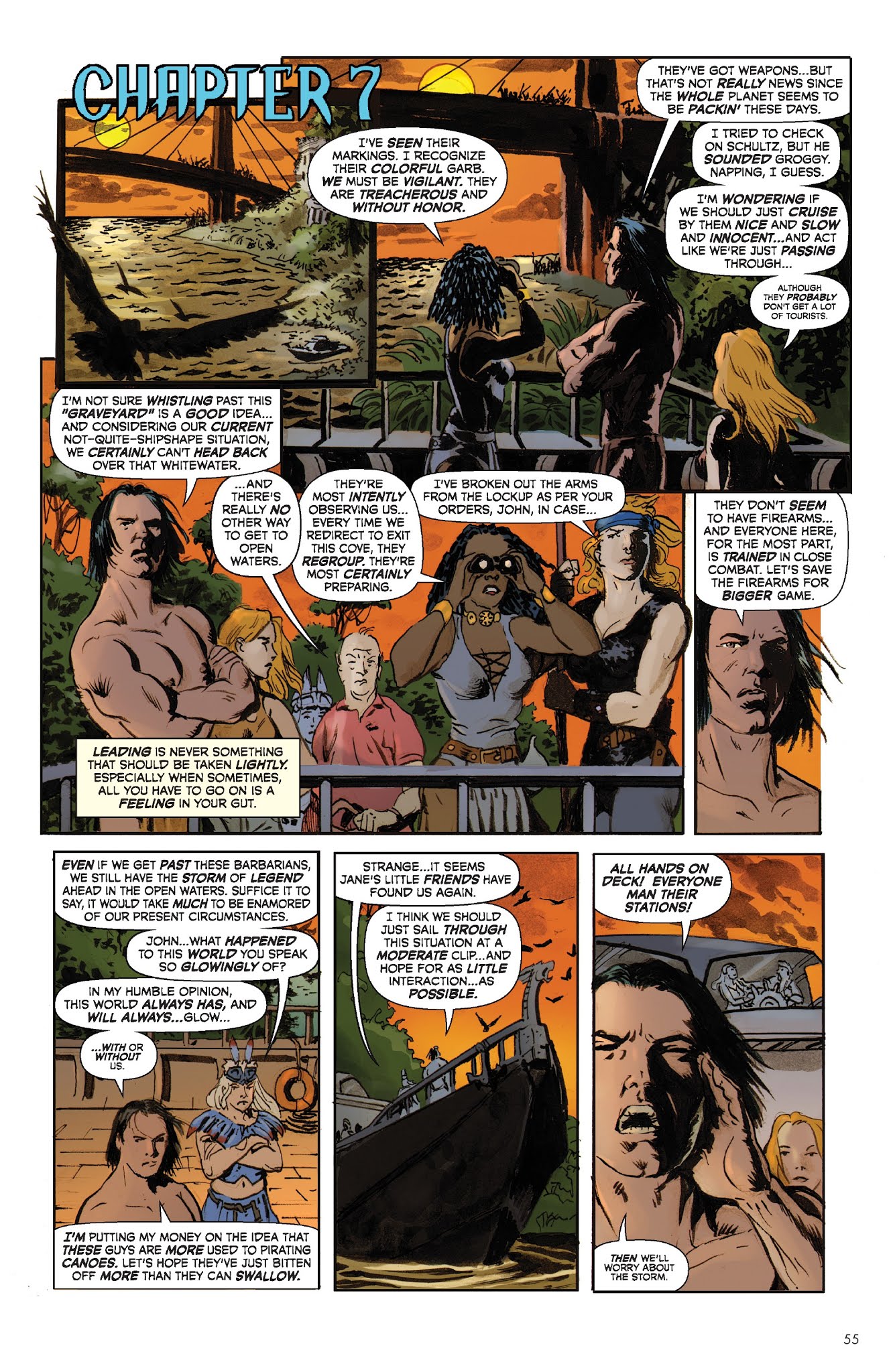 Read online The Once and Future Tarzan comic -  Issue # TPB - 56