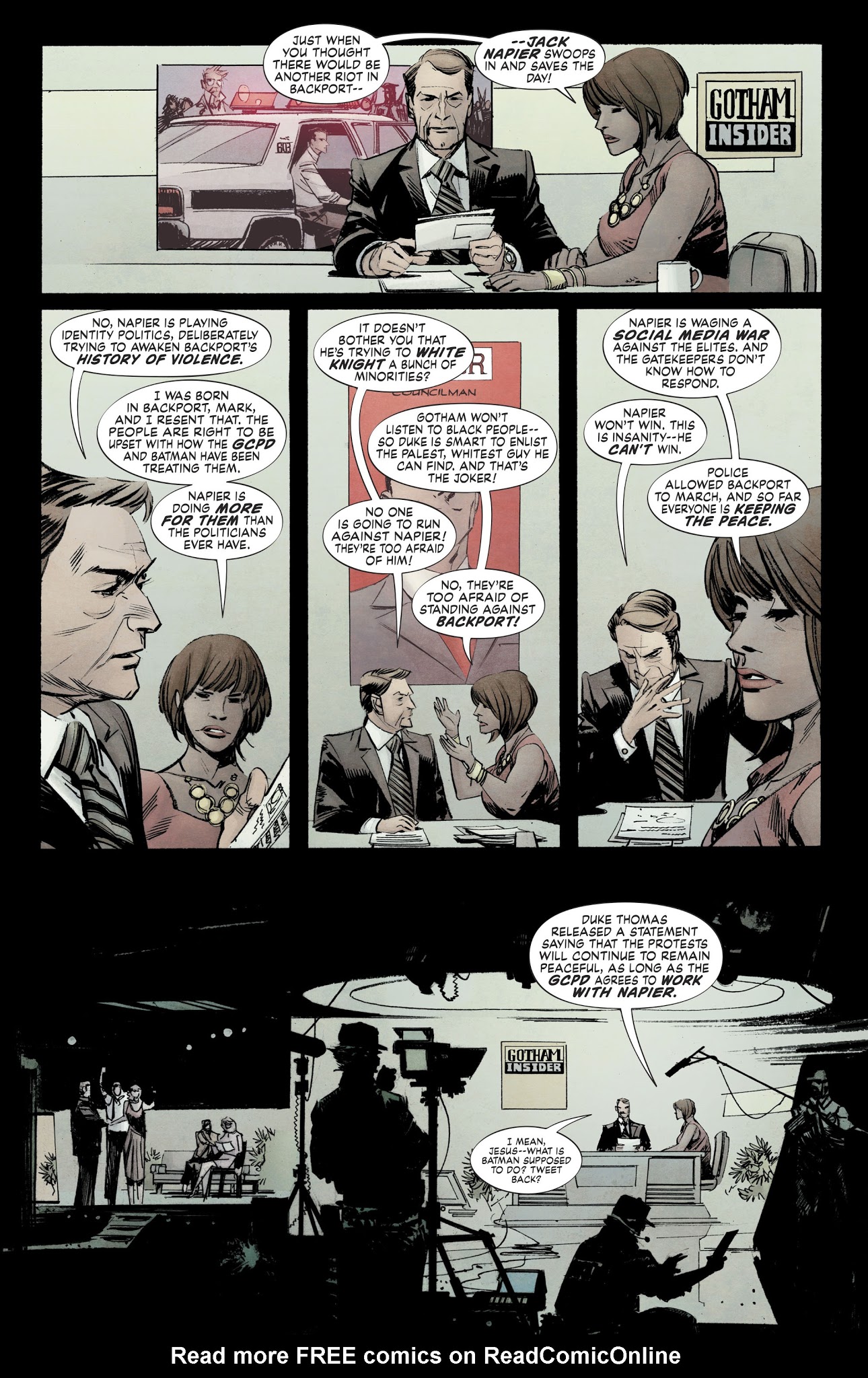 Read online Batman: White Knight comic -  Issue #4 - 10