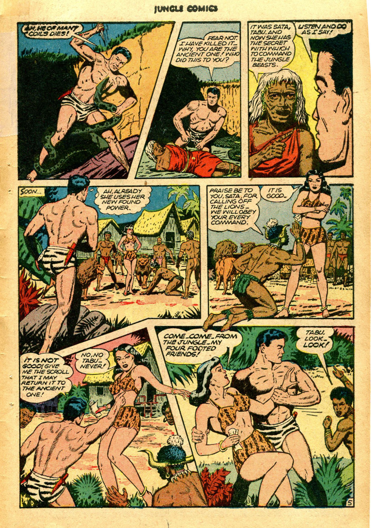 Read online Jungle Comics comic -  Issue #76 - 40