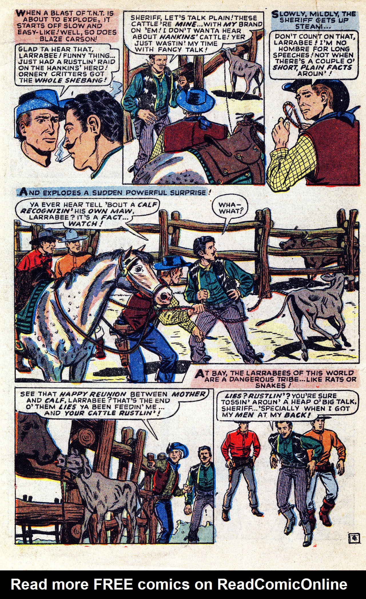 Read online Blaze Carson comic -  Issue #2 - 6