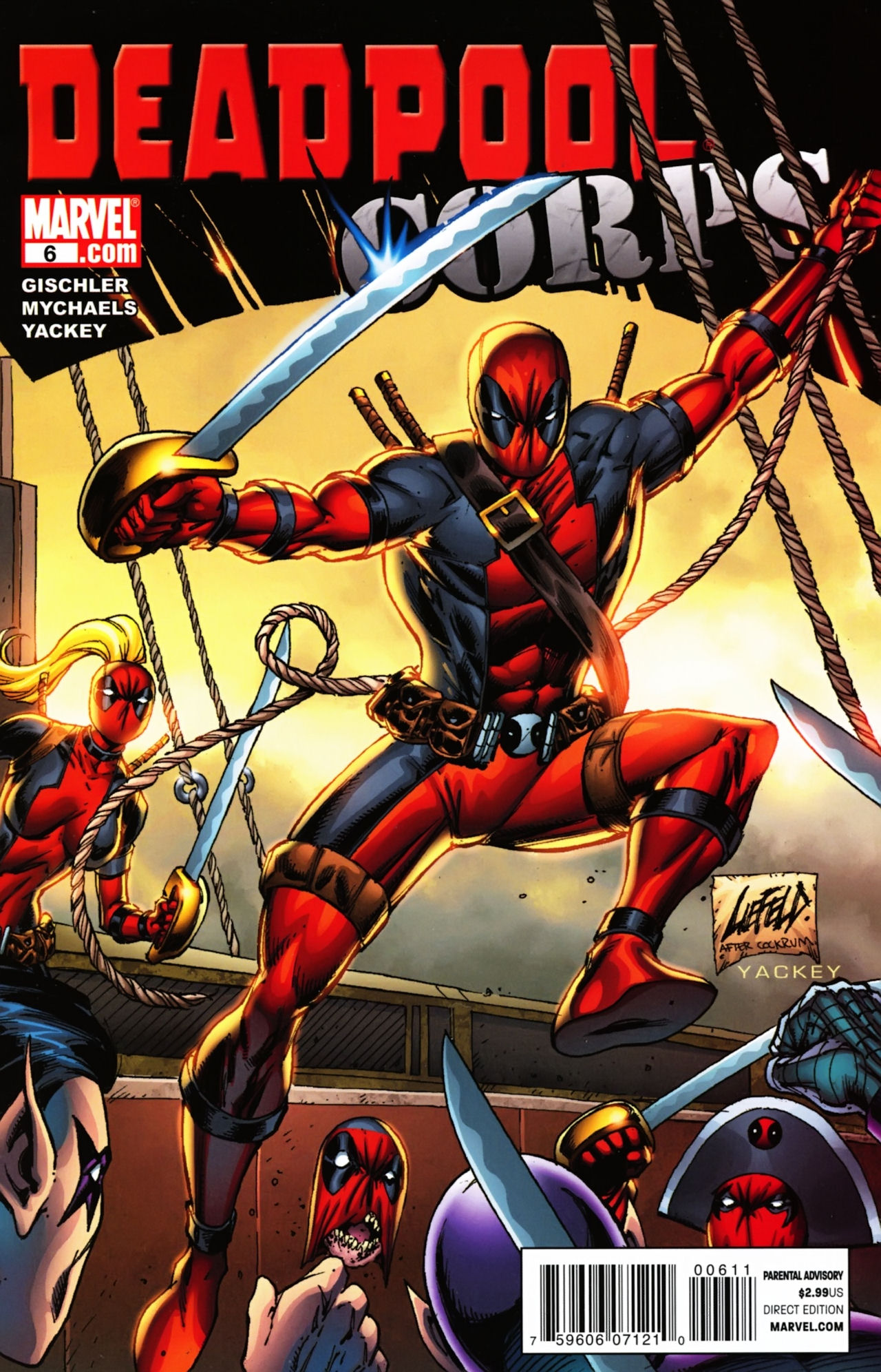 Read online Deadpool Corps (2010) comic -  Issue #6 - 1