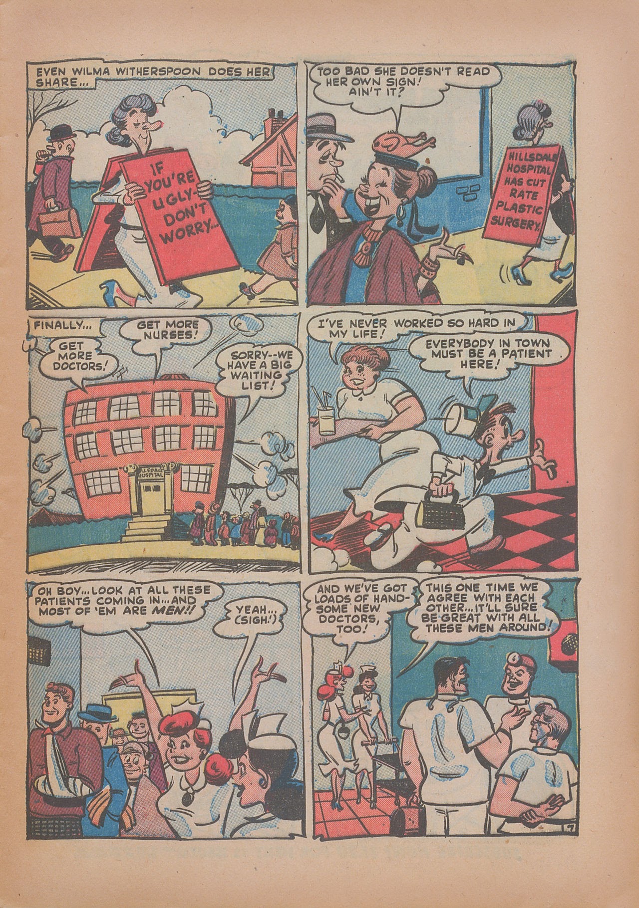Read online Nellie The Nurse (1945) comic -  Issue #30 - 9