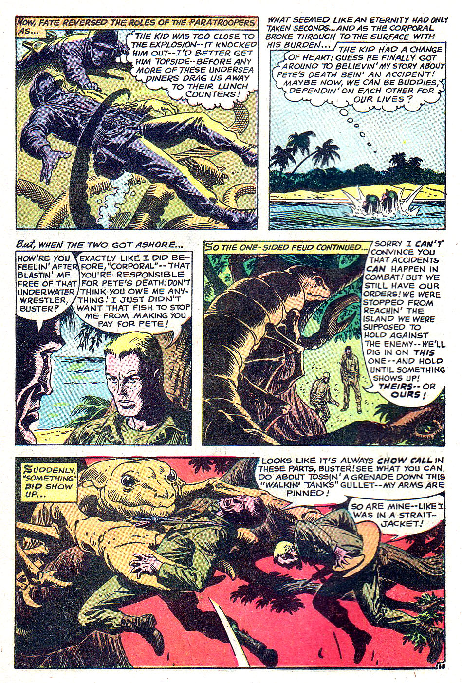 Read online Star Spangled War Stories (1952) comic -  Issue #133 - 16