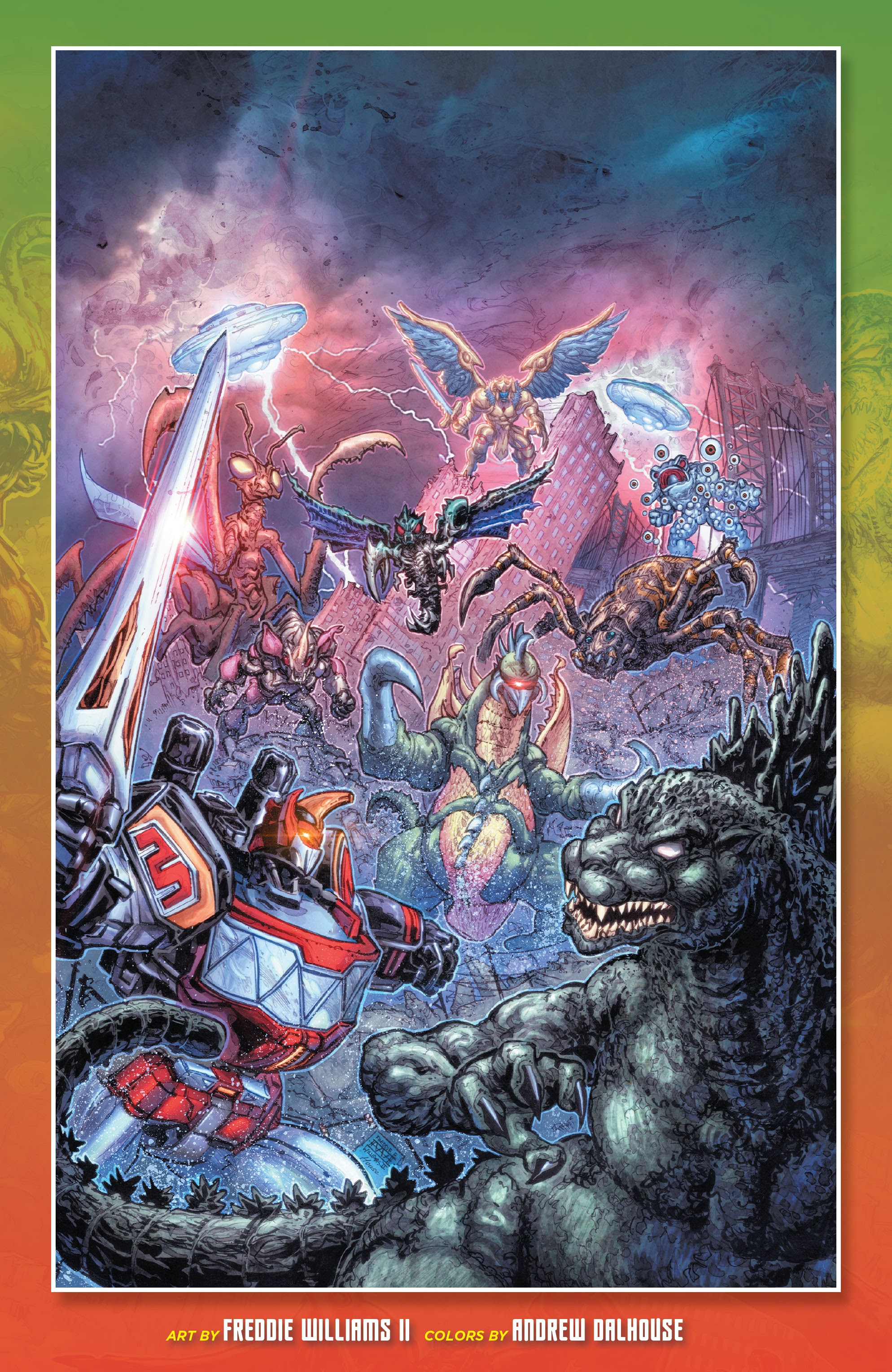 Read online Godzilla vs. The Mighty Morphin Power Rangers comic -  Issue #3 - 23