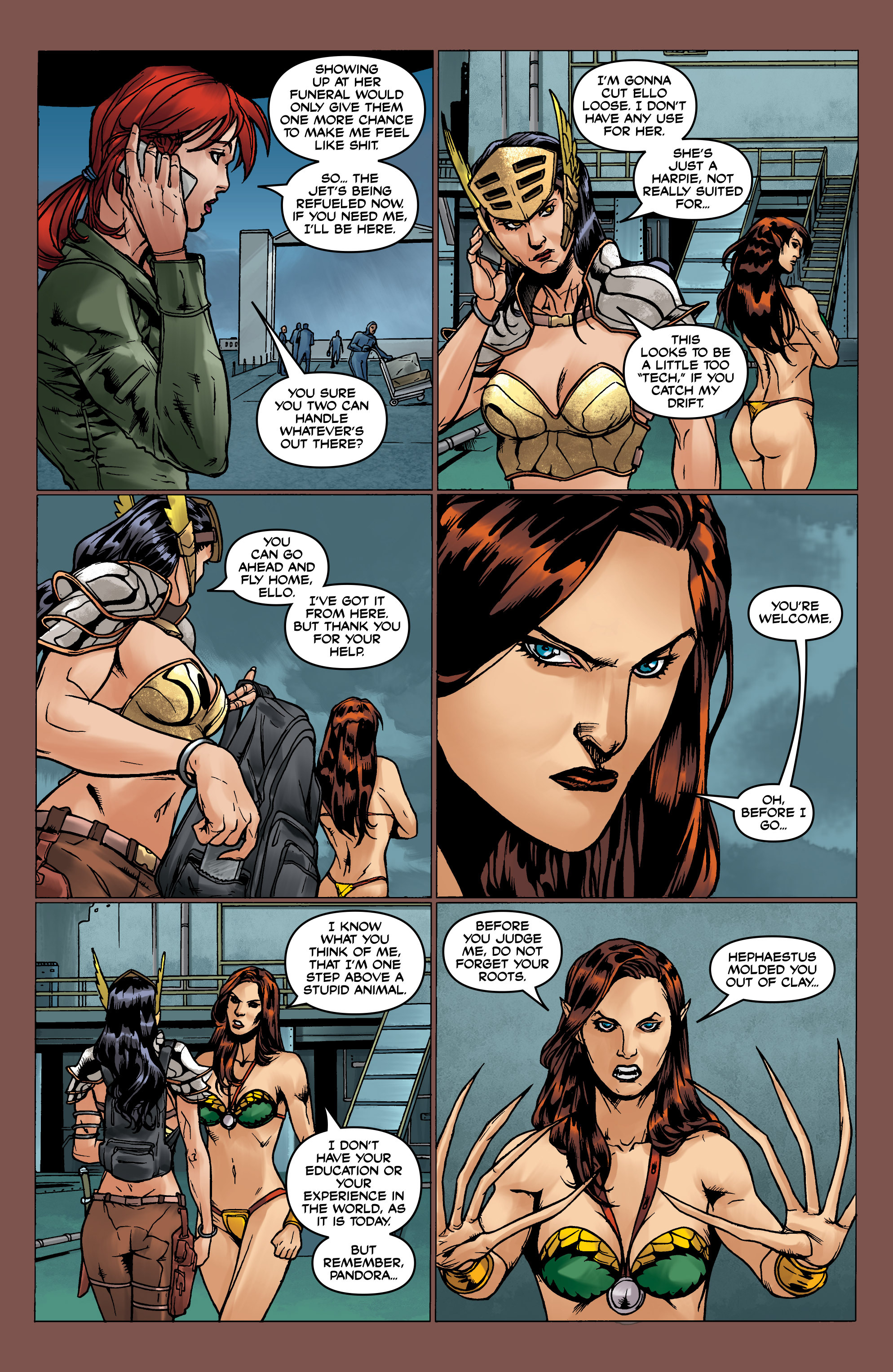 Read online War Goddess comic -  Issue #8 - 9